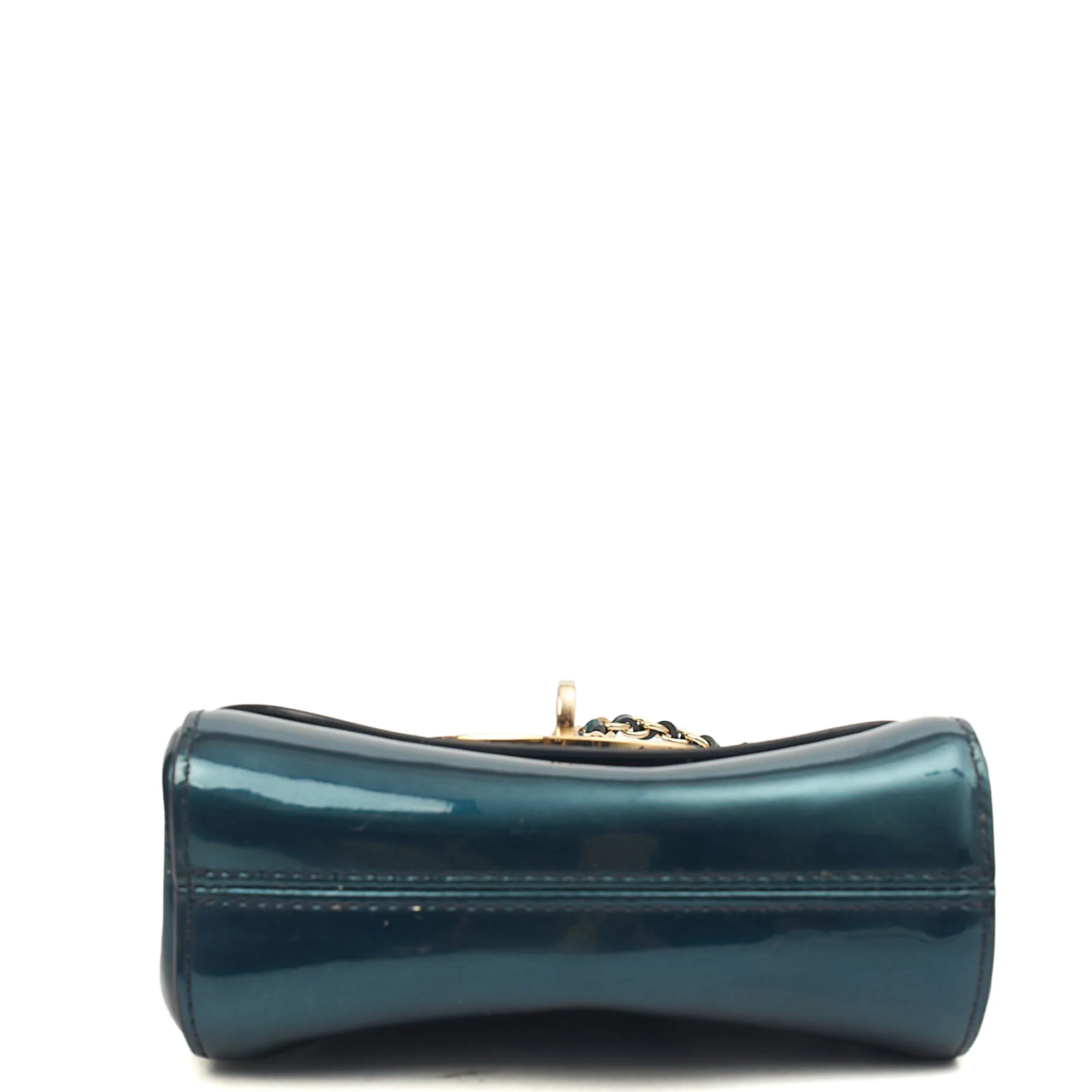 Picture of Mulberry Mini Bag Lily - Mini  in Blue, Patent Leather