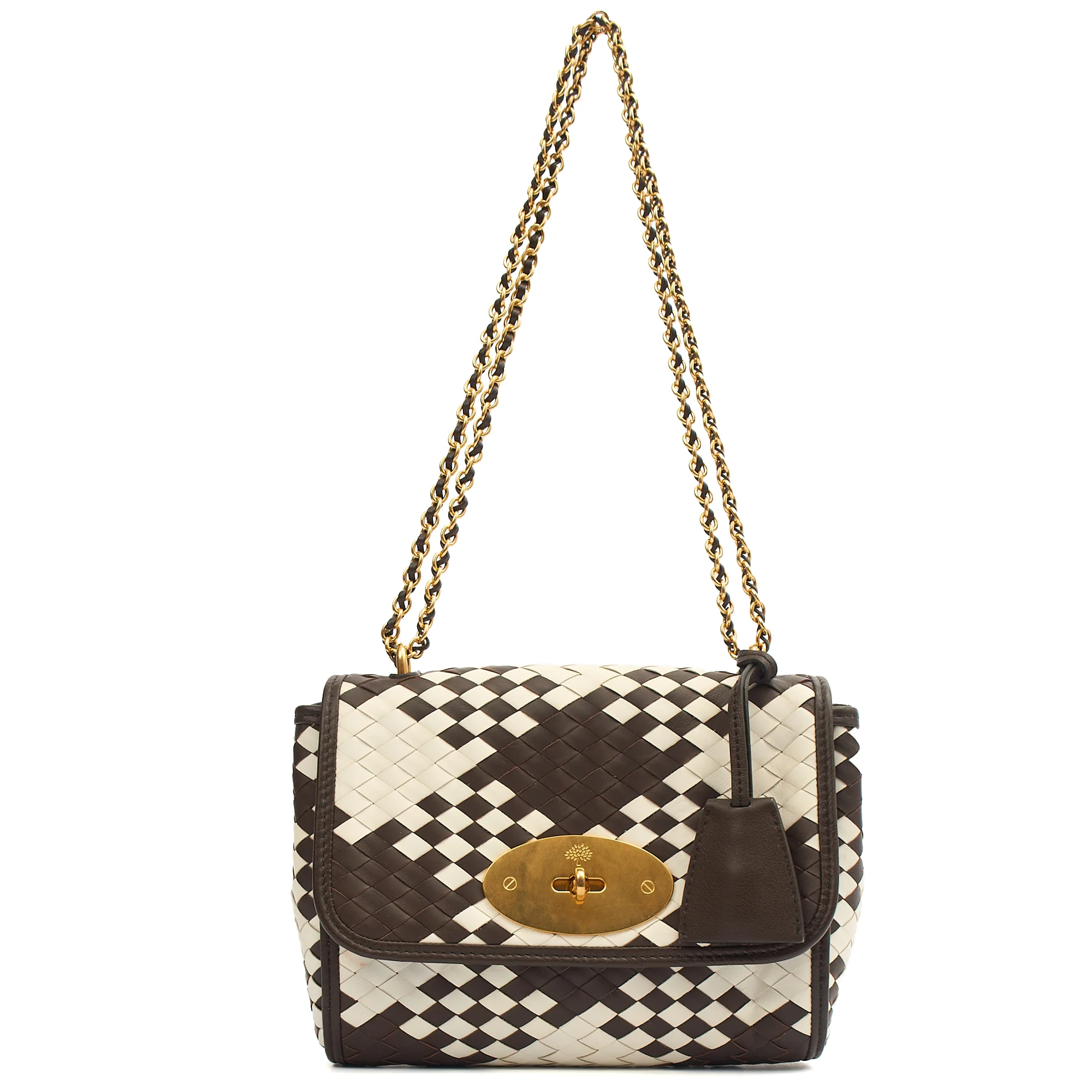 Picture of Mulberry Shoulder Bag Lily in Brown, Calfskin Leather