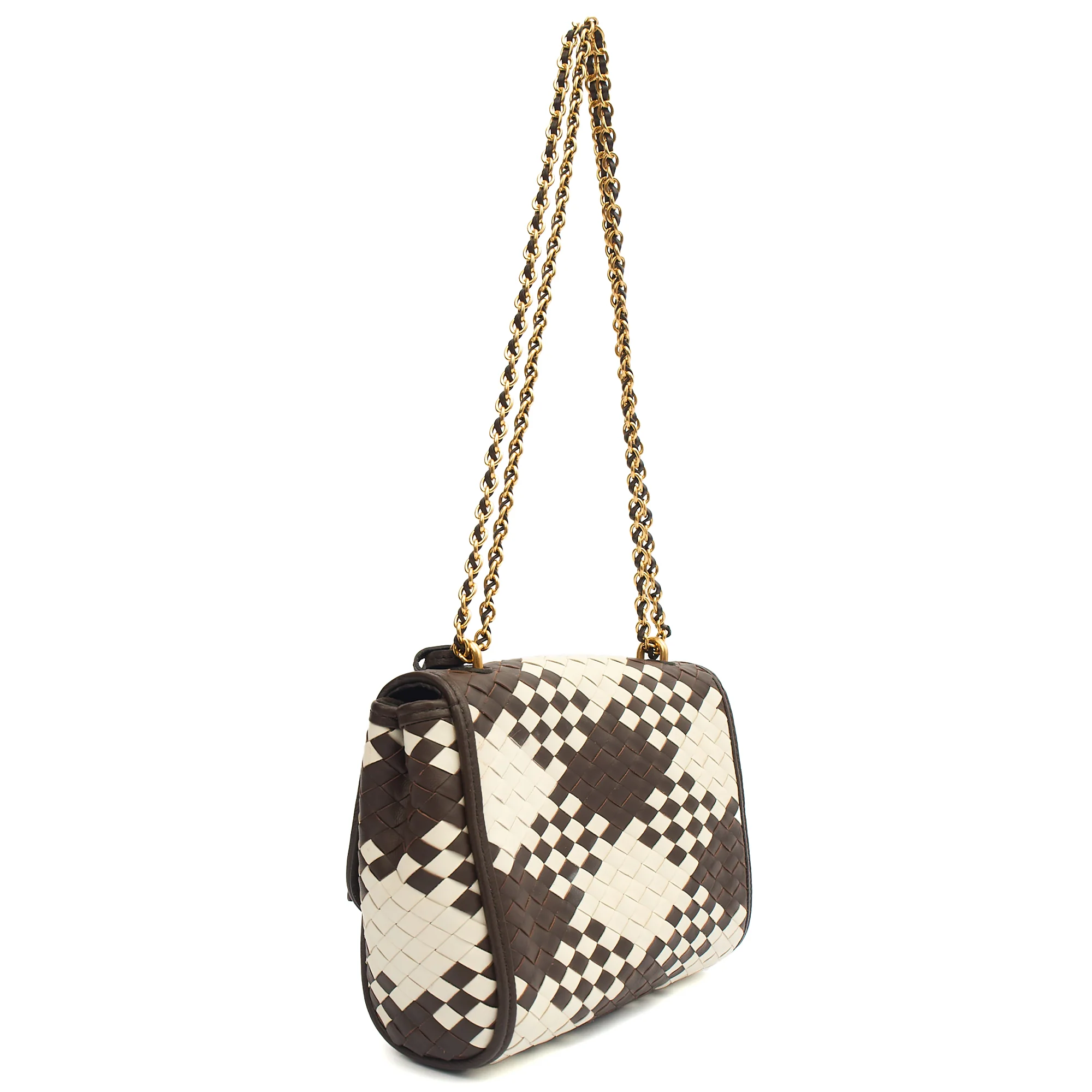 Picture of Mulberry Shoulder Bag Lily in Brown, Calfskin Leather