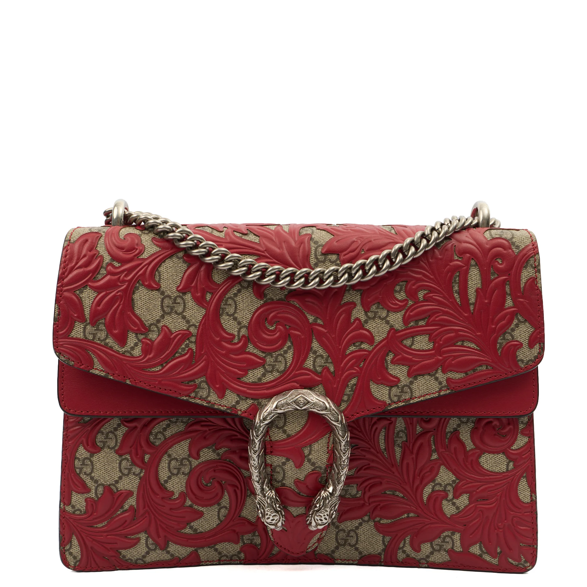 Picture of Gucci Cross Body Dionysus - Medium in Red, Leather