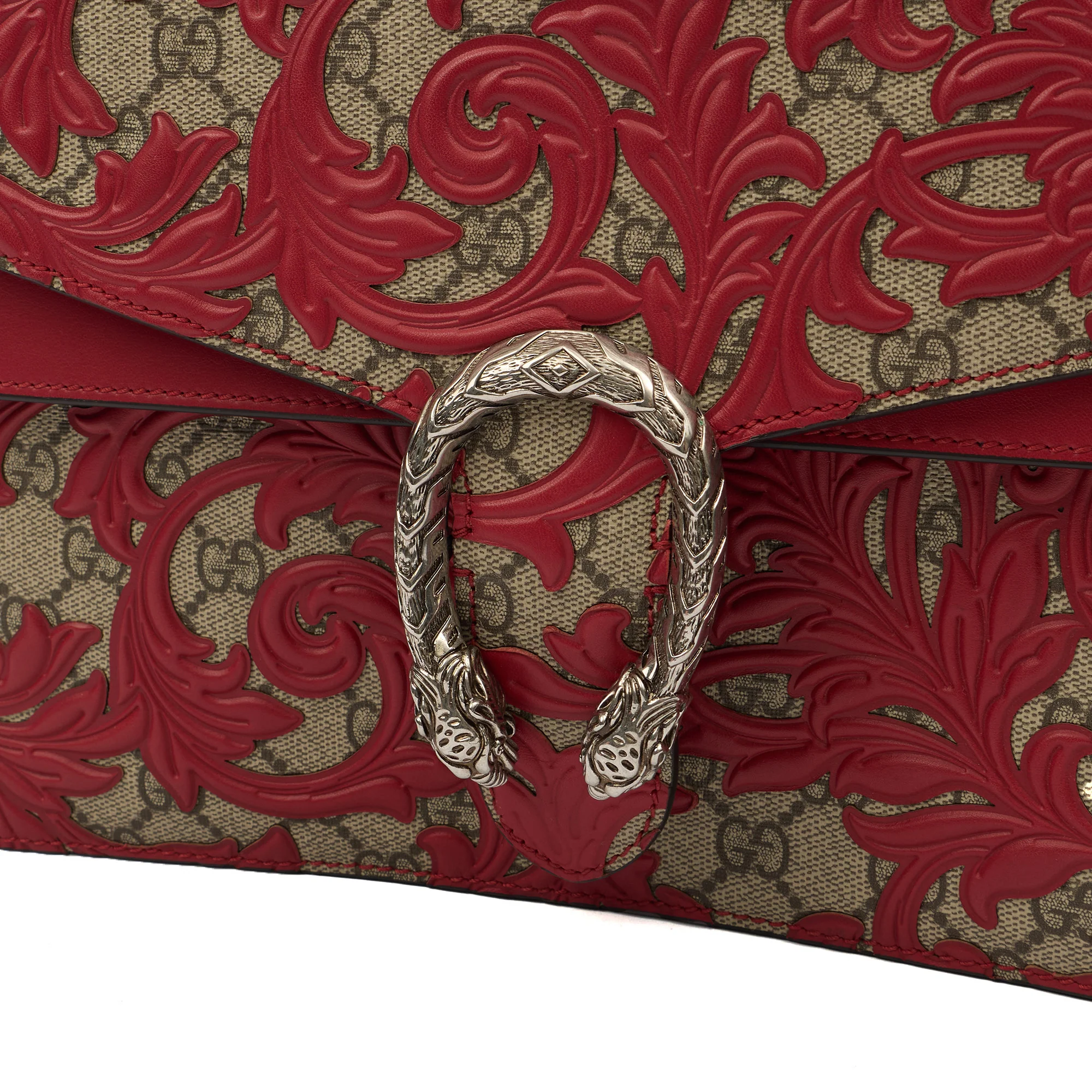 Picture of Gucci Cross Body Dionysus - Medium in Red, Leather