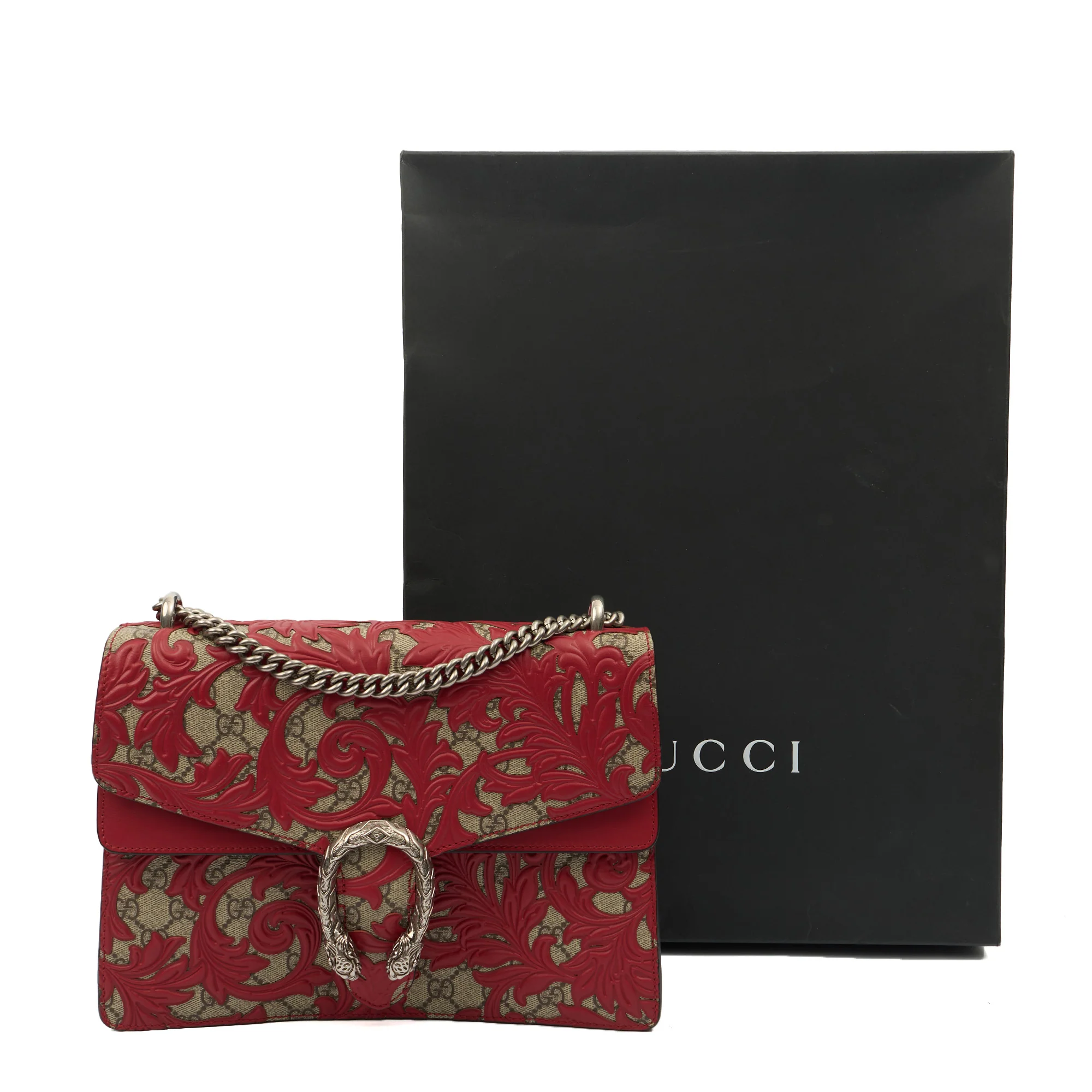 Picture of Gucci Cross Body Dionysus - Medium in Red, Leather