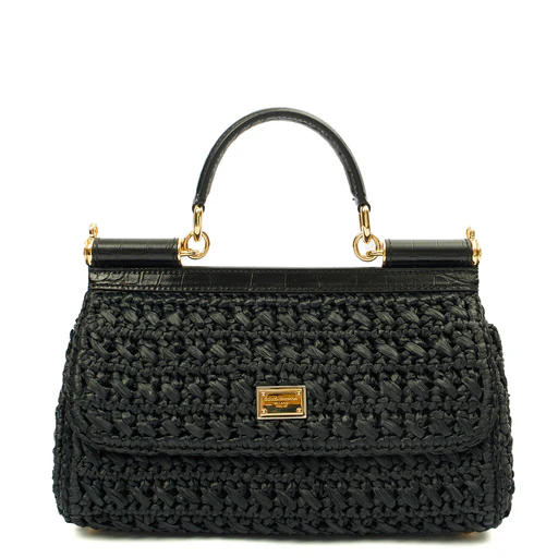Picture of Dolce & Gabbana Top Handle Sicily - Small in Black, Other