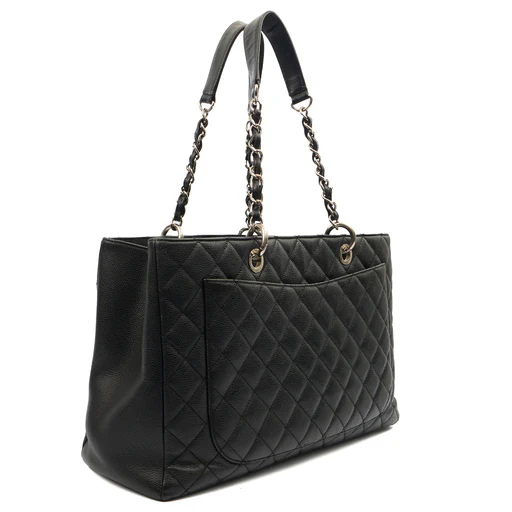 Picture of Chanel Tote Grand Shopping Tote XL in Black, Caviar Leather