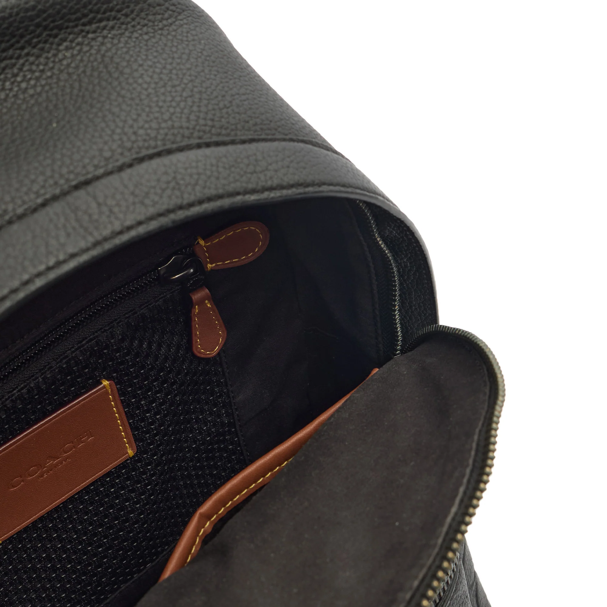 Picture of Coach Backpack Parker Backpack in Black, Leather
