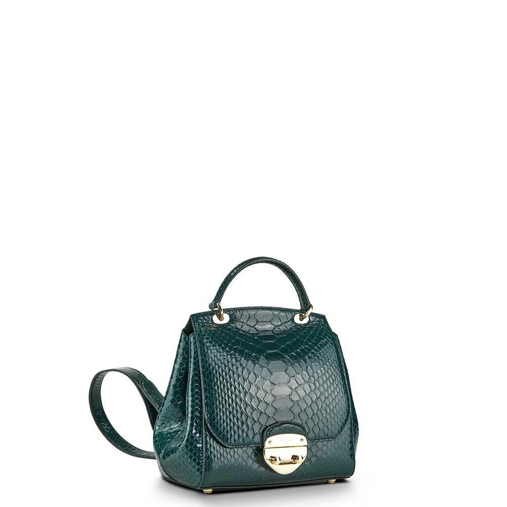 Picture of Asprey Backpack Tote in Green, Exotic