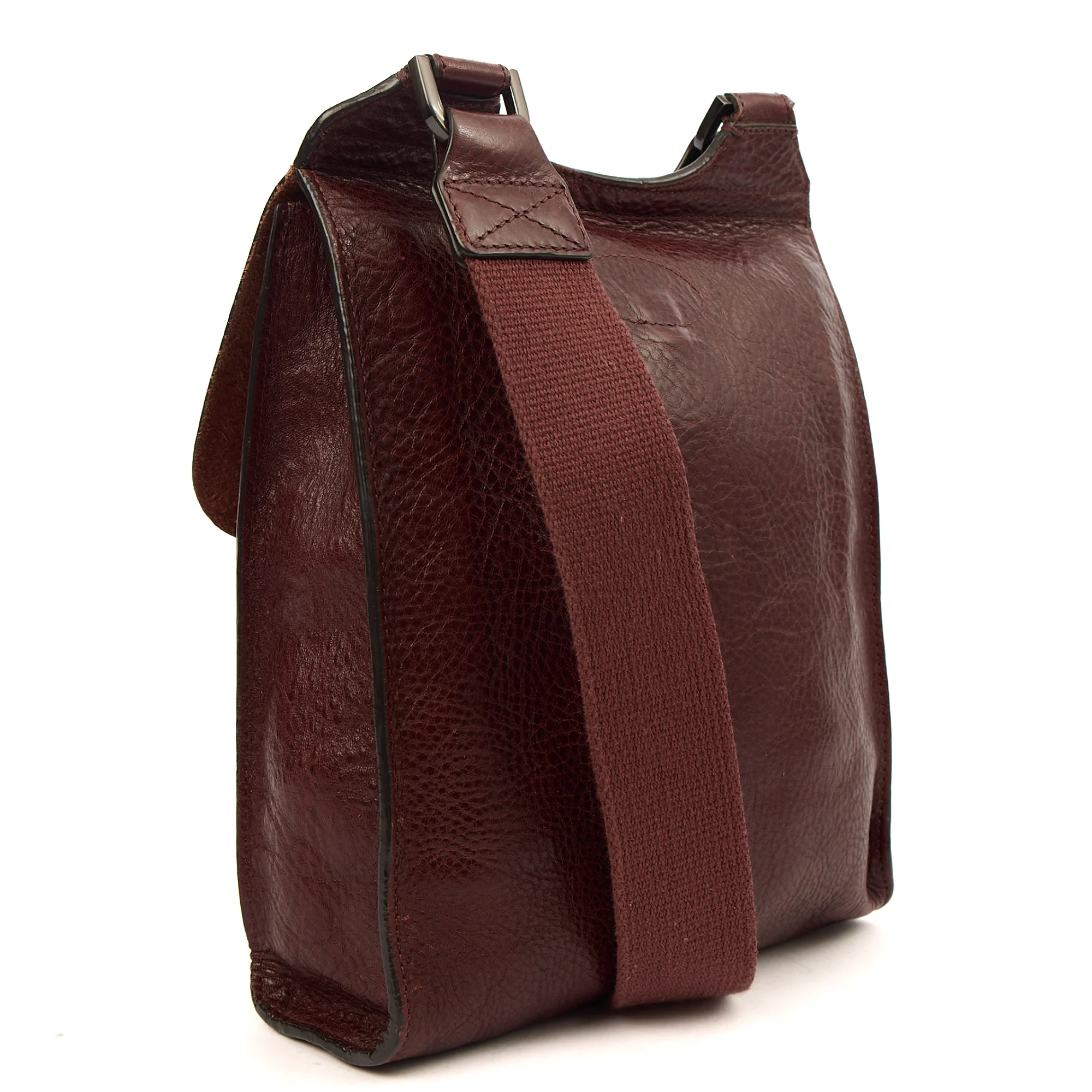 Picture of Mulberry Cross Body Antony in Oxblood, Calfskin Leather