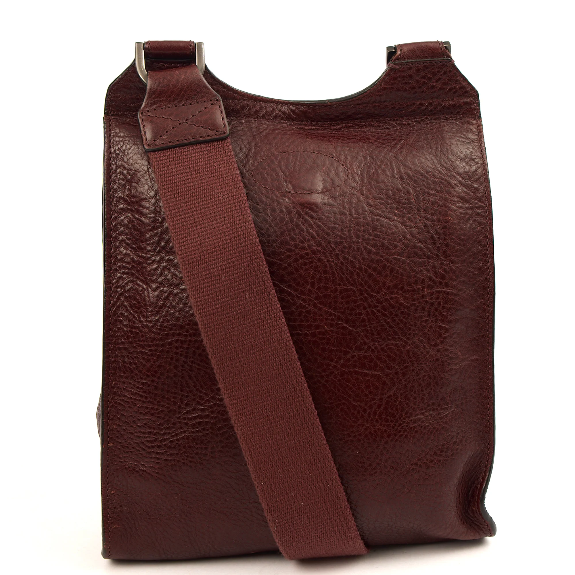 Picture of Mulberry Cross Body Antony in Oxblood, Calfskin Leather