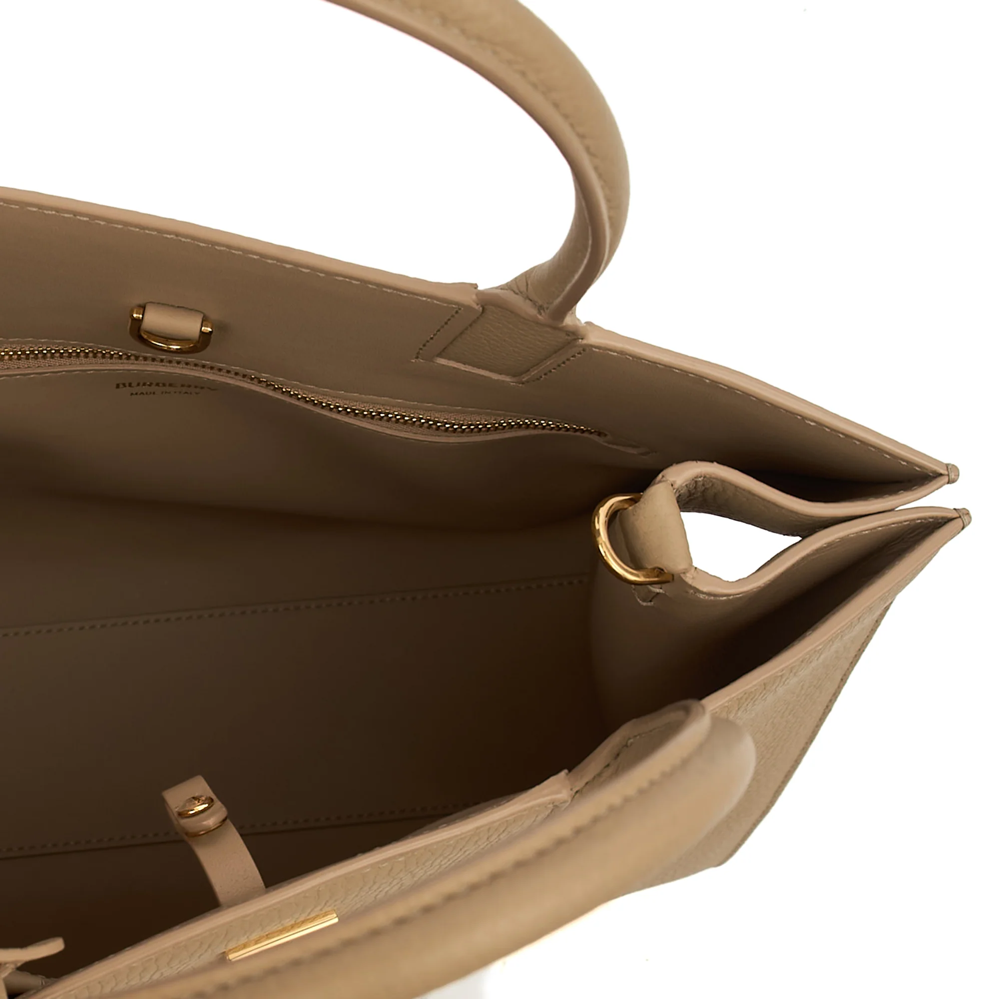 Picture of Burberry Tote Frances Tote in Neutral, Leather