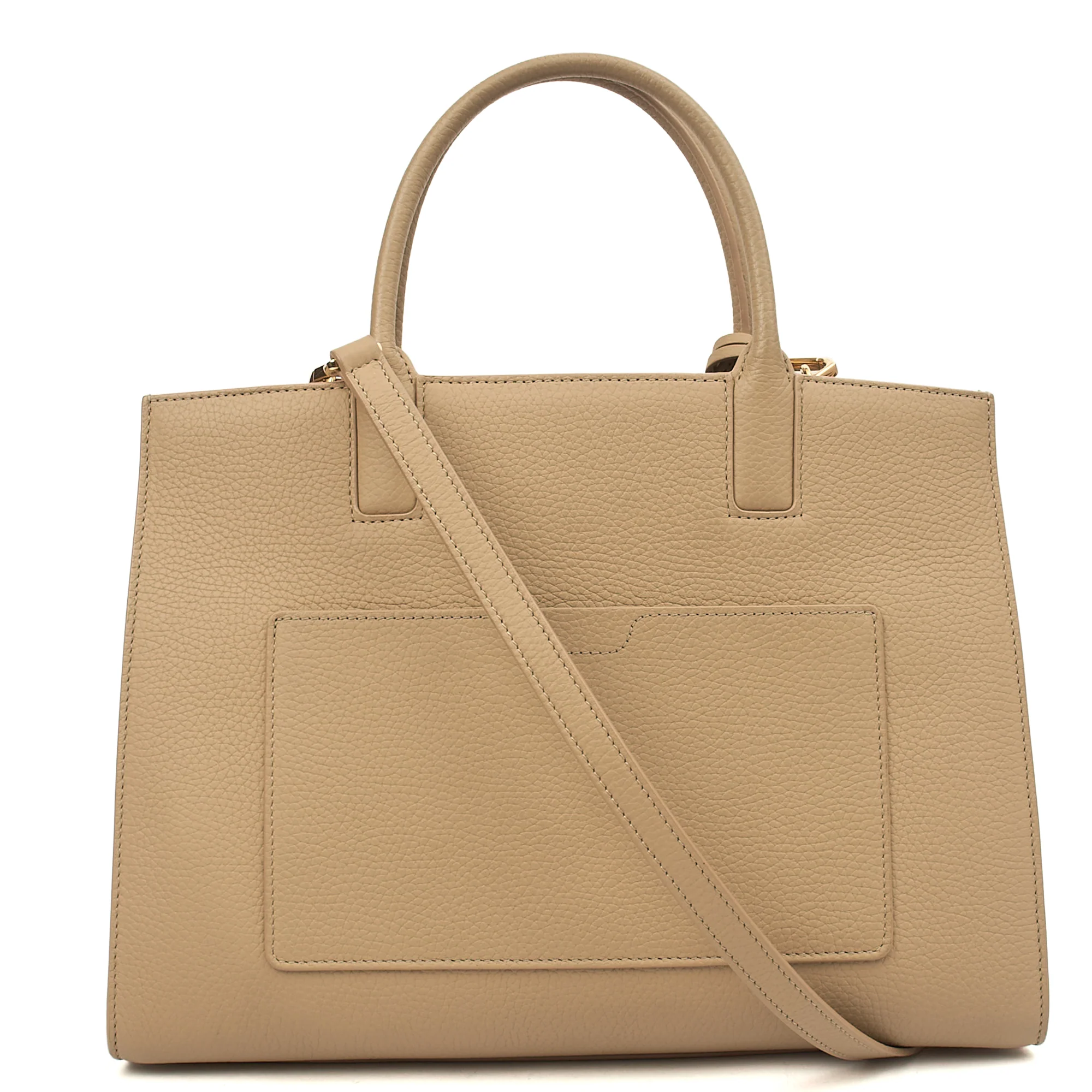 Picture of Burberry Tote Frances Tote in Neutral, Leather