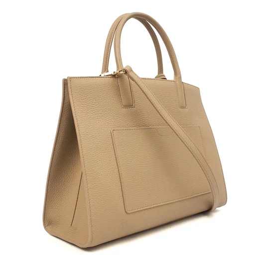 Picture of Burberry Tote Frances Tote in Neutral, Leather