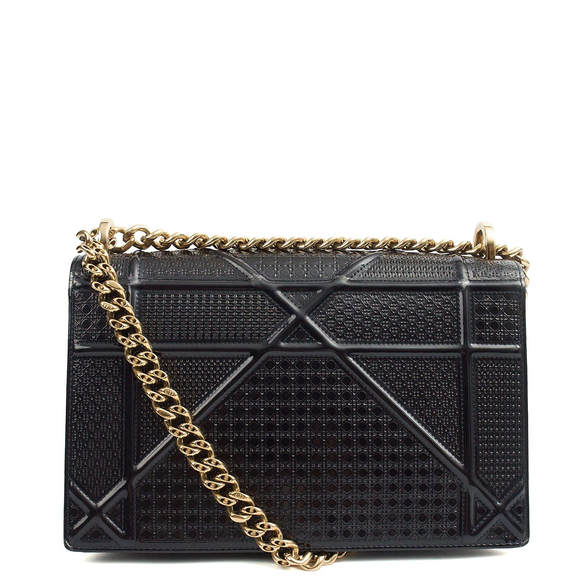 Picture of Christian Dior Shoulder Bag Diorama - Small in Blue, Leather