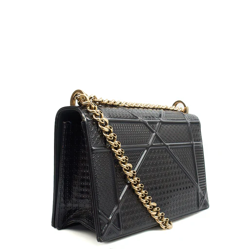 Picture of Christian Dior Shoulder Bag Diorama - Small in Blue, Leather