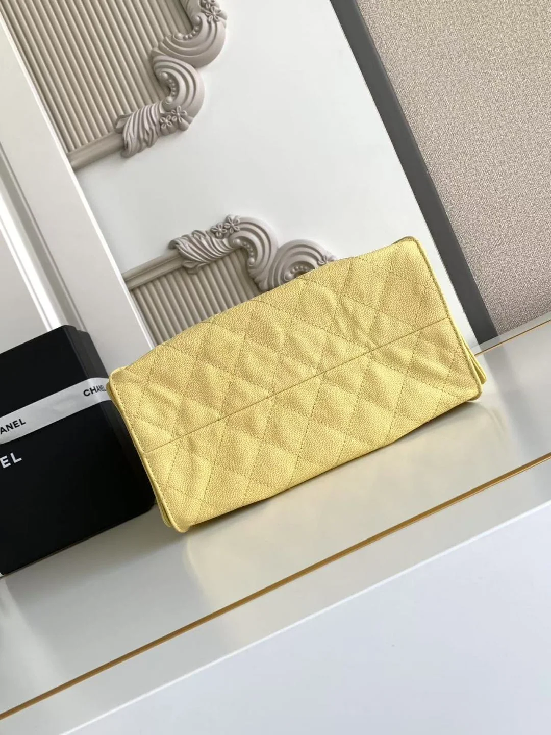Chanel 25 Small Hobo in Yellow Calfskin
