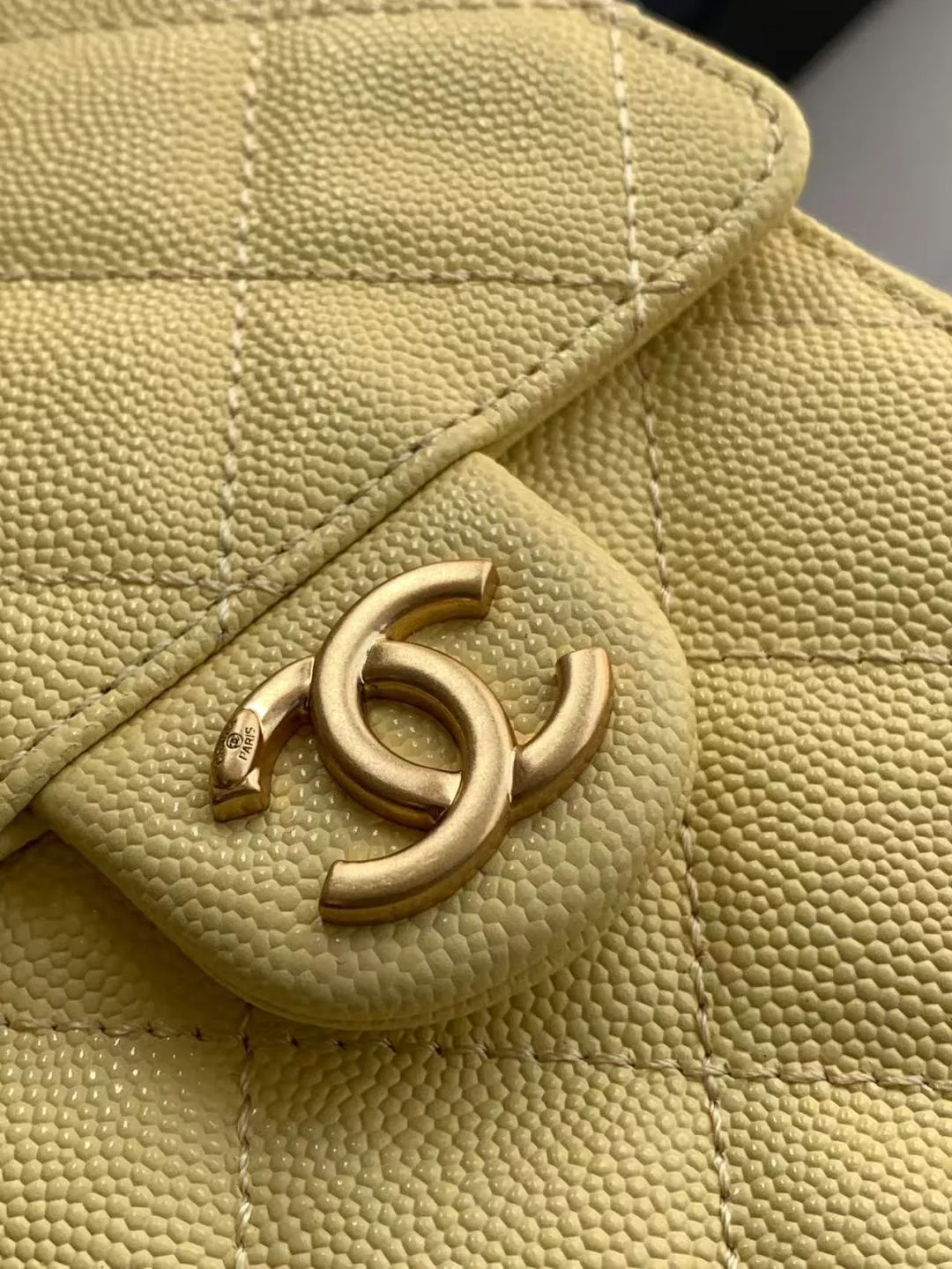 Chanel 25 Small Hobo in Yellow Calfskin