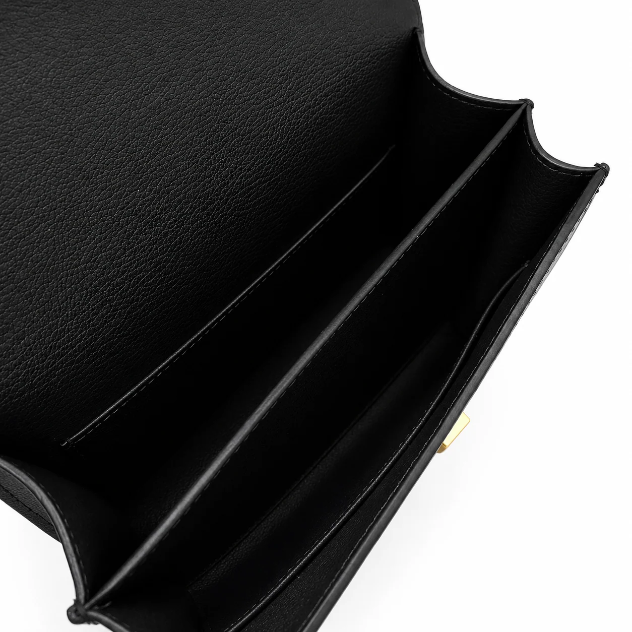 Hermès Constance 18 Black embossed leather interior view