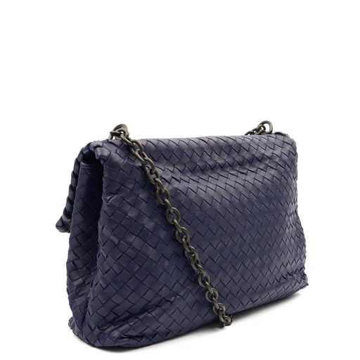 Picture of Bottega Veneta Satchel Olimpia - Small in Purple, Leather