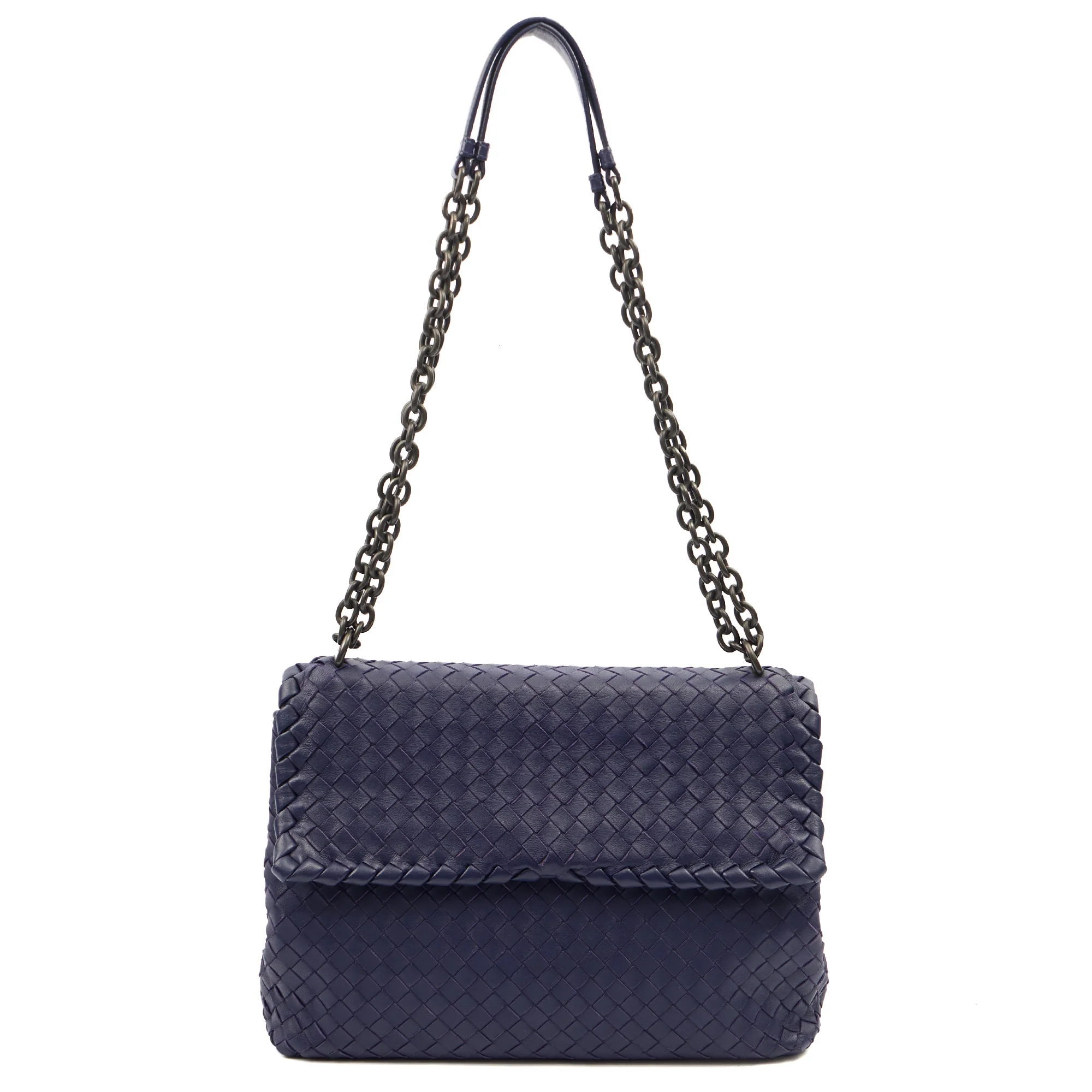Picture of Bottega Veneta Satchel Olimpia - Small in Purple, Leather