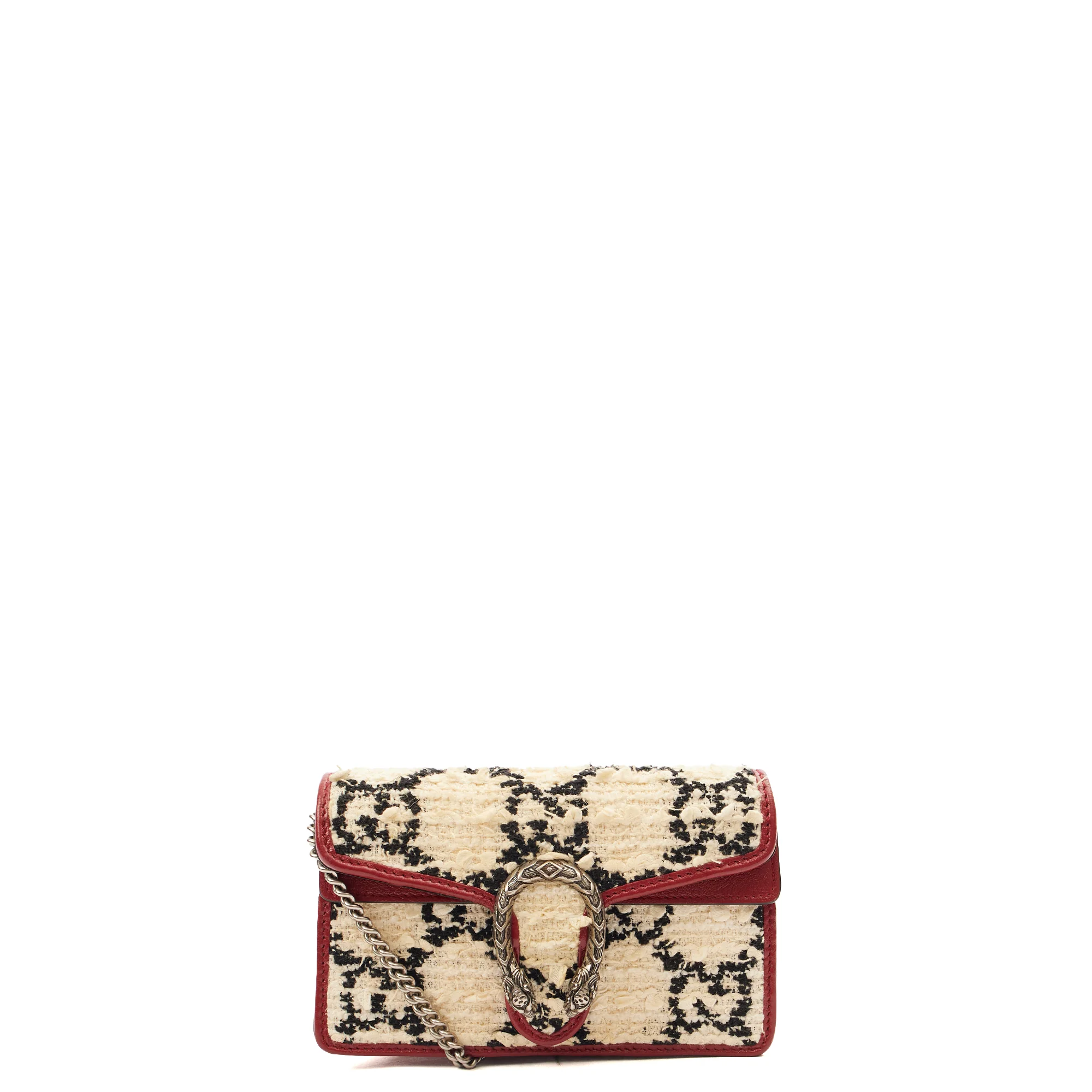 Picture of Gucci Mini Bag Dionysus - Super Mini in White, Fabric