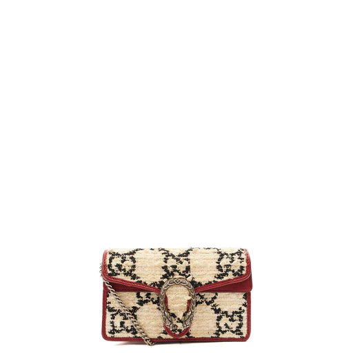 Picture of Gucci Mini Bag Dionysus - Super Mini in White, Fabric