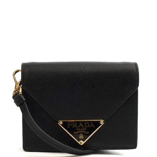 Picture of Prada Cross Body Saffiano Crossbody - Mini in Black, Calfskin