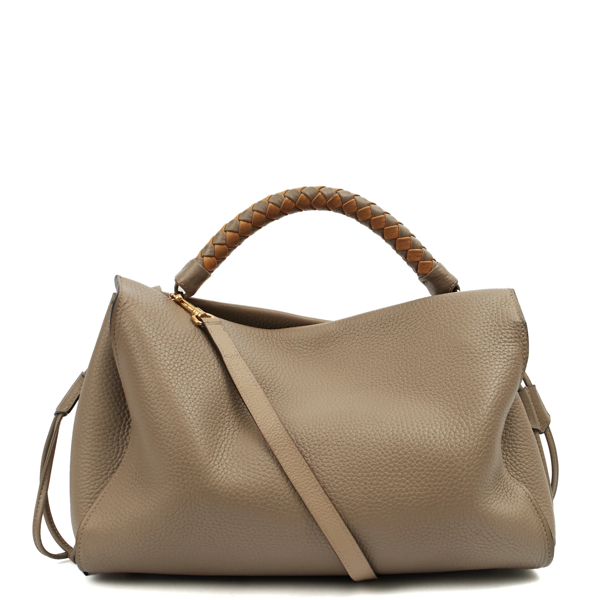 Picture of Mulberry Tote Iris - Large in Solid Grey, Calfskin Leather