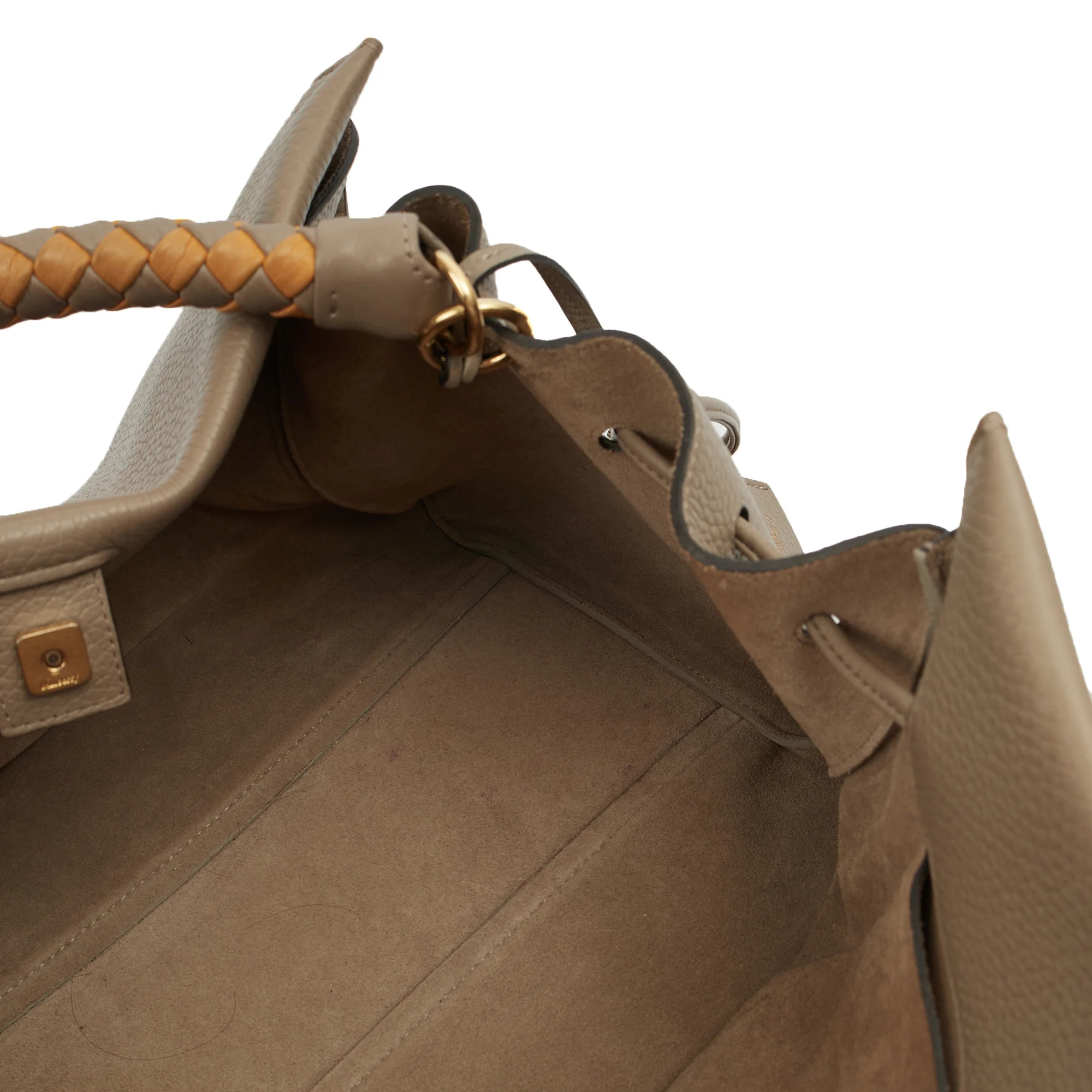 Picture of Mulberry Tote Iris - Large in Solid Grey, Calfskin Leather