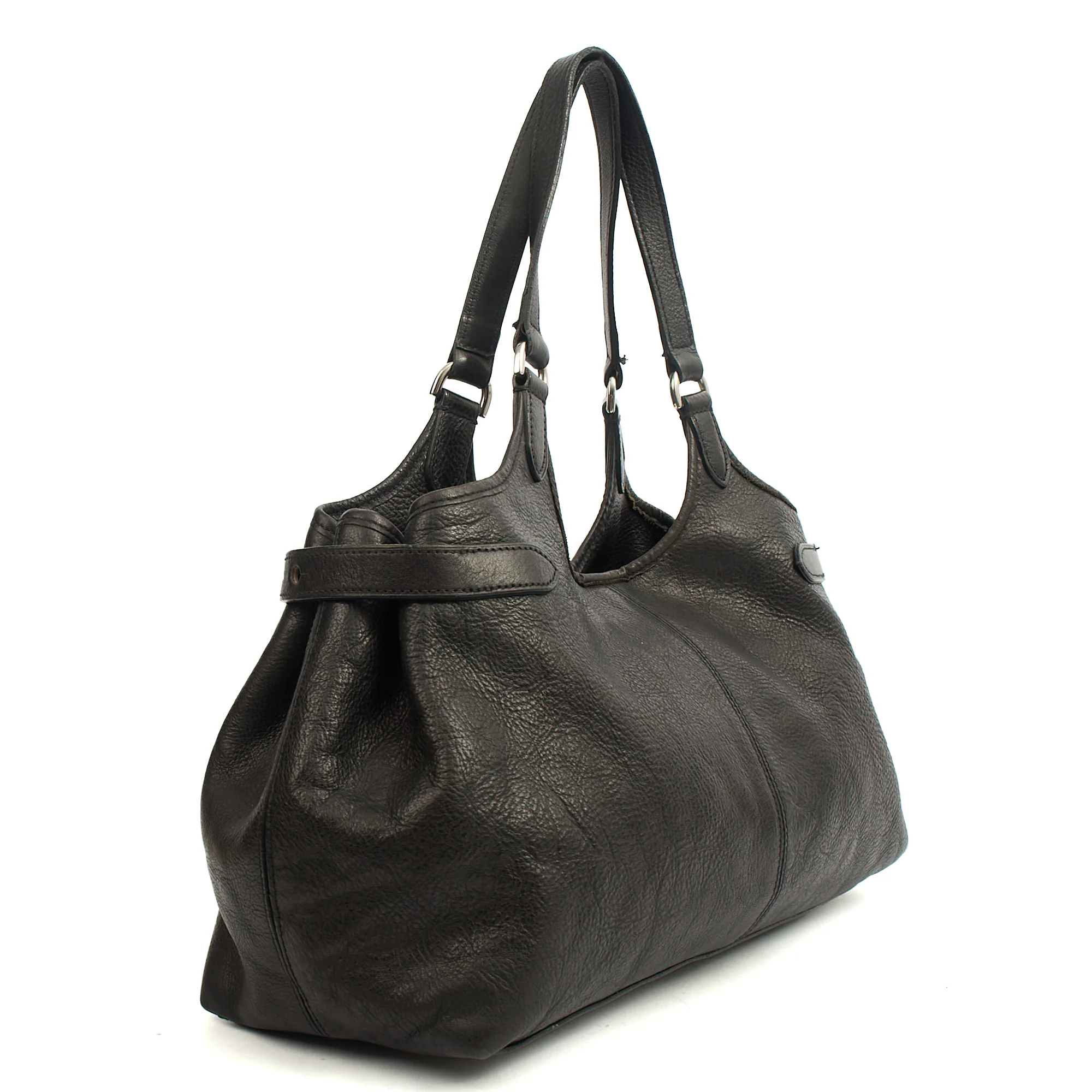 Picture of Mulberry Tote Somerset Tote in Black, Calfskin Leather