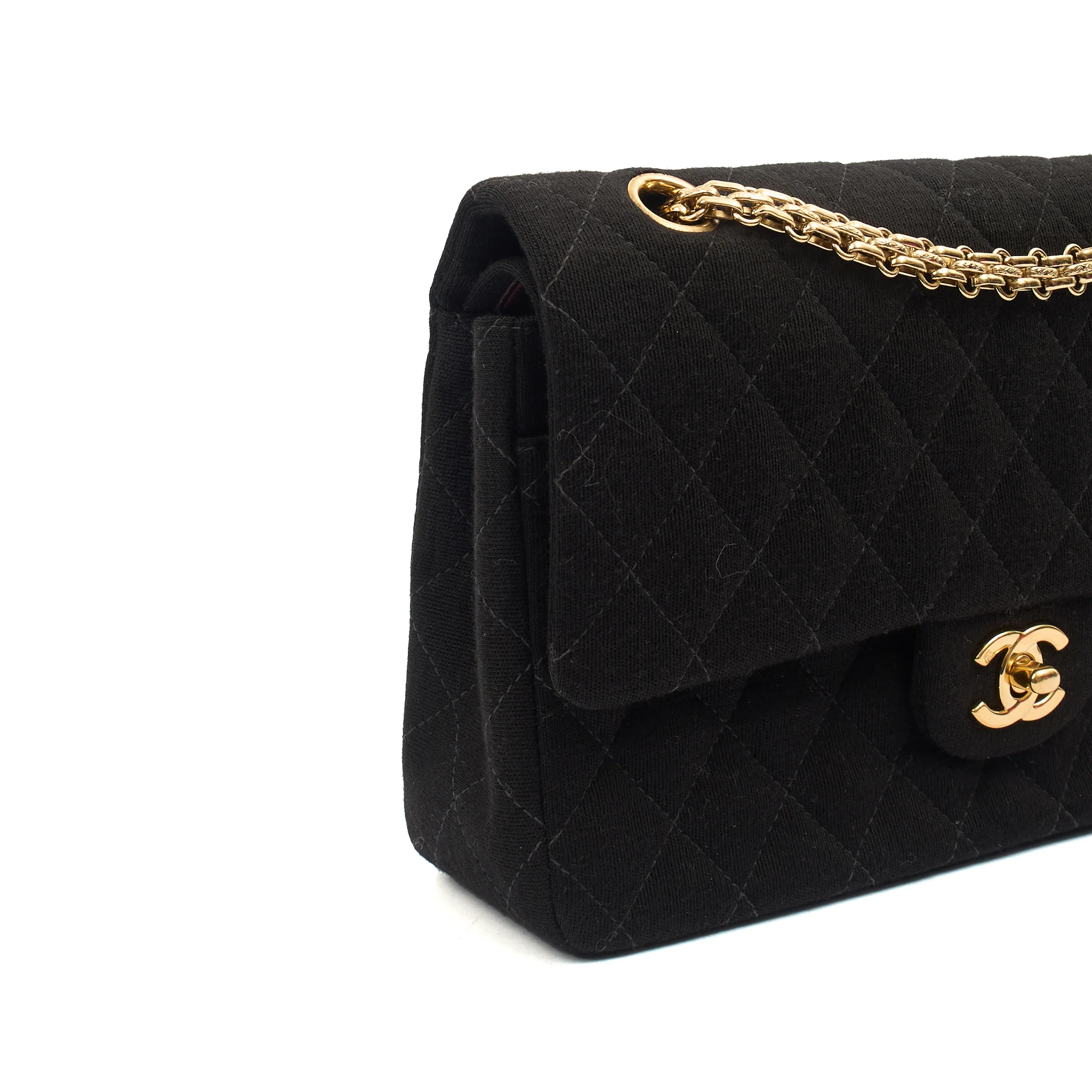 Picture of Chanel Shoulder Bag Classic Double Flap - Medium in Black, Fabric