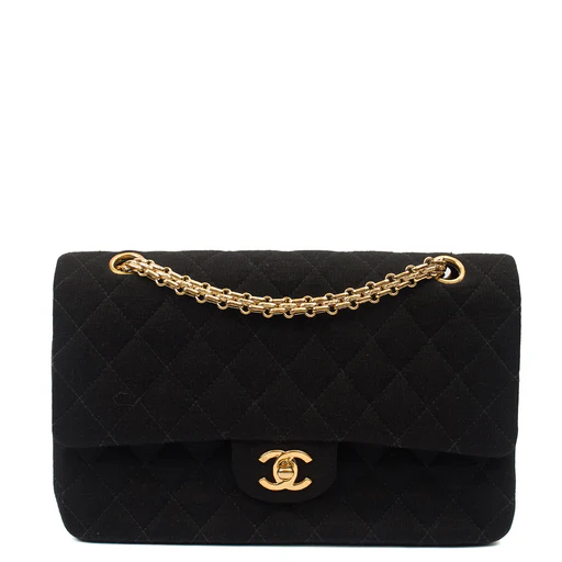 Picture of Chanel Shoulder Bag Classic Double Flap - Medium in Black, Fabric