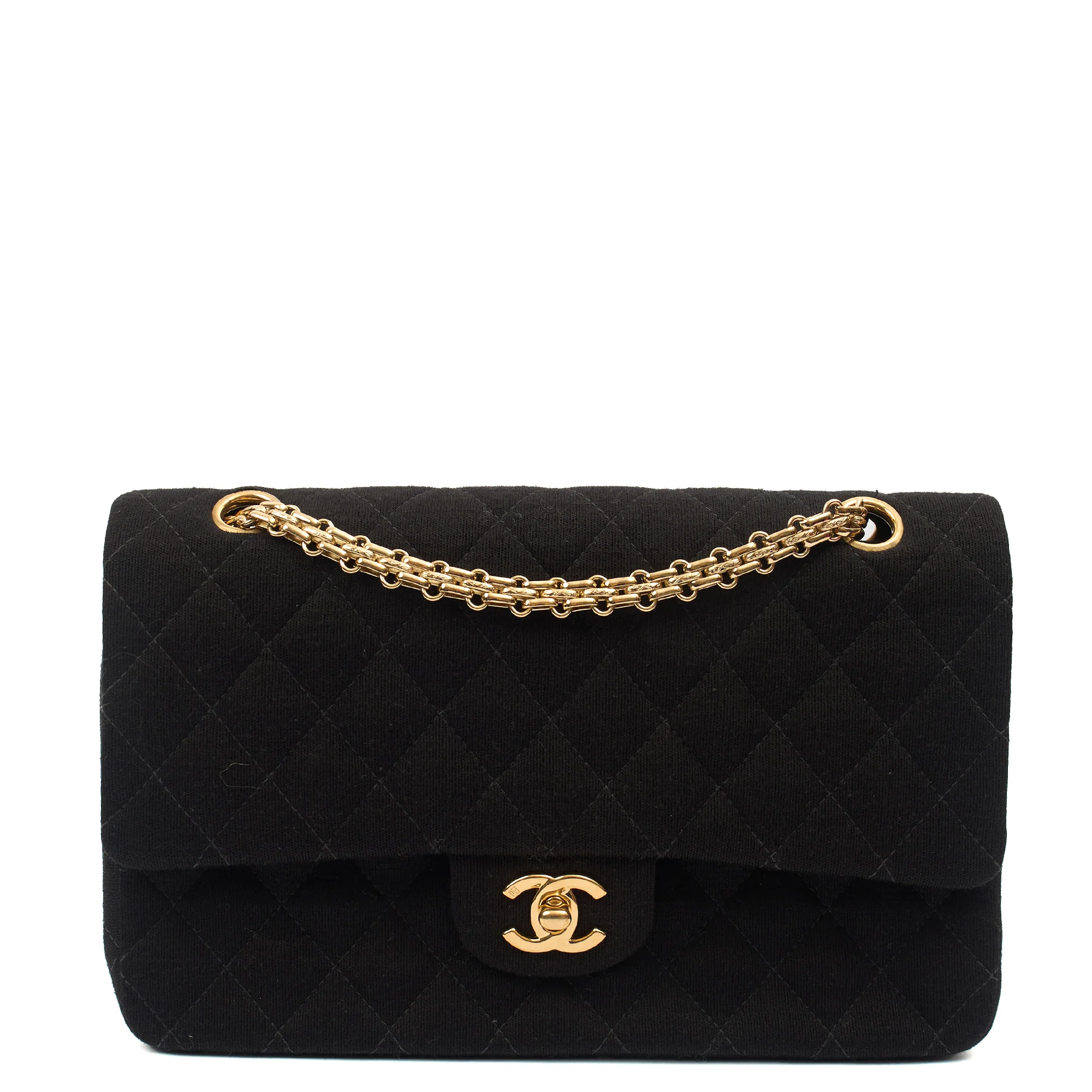 Picture of Chanel Shoulder Bag Classic Double Flap - Medium in Black, Fabric