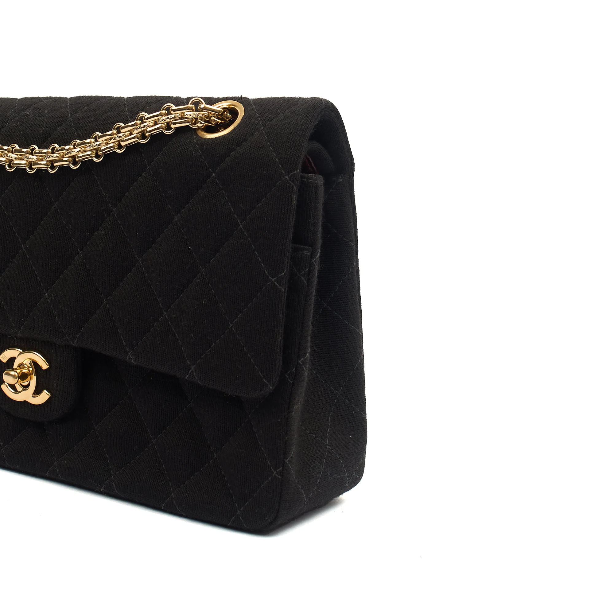 Picture of Chanel Shoulder Bag Classic Double Flap - Medium in Black, Fabric
