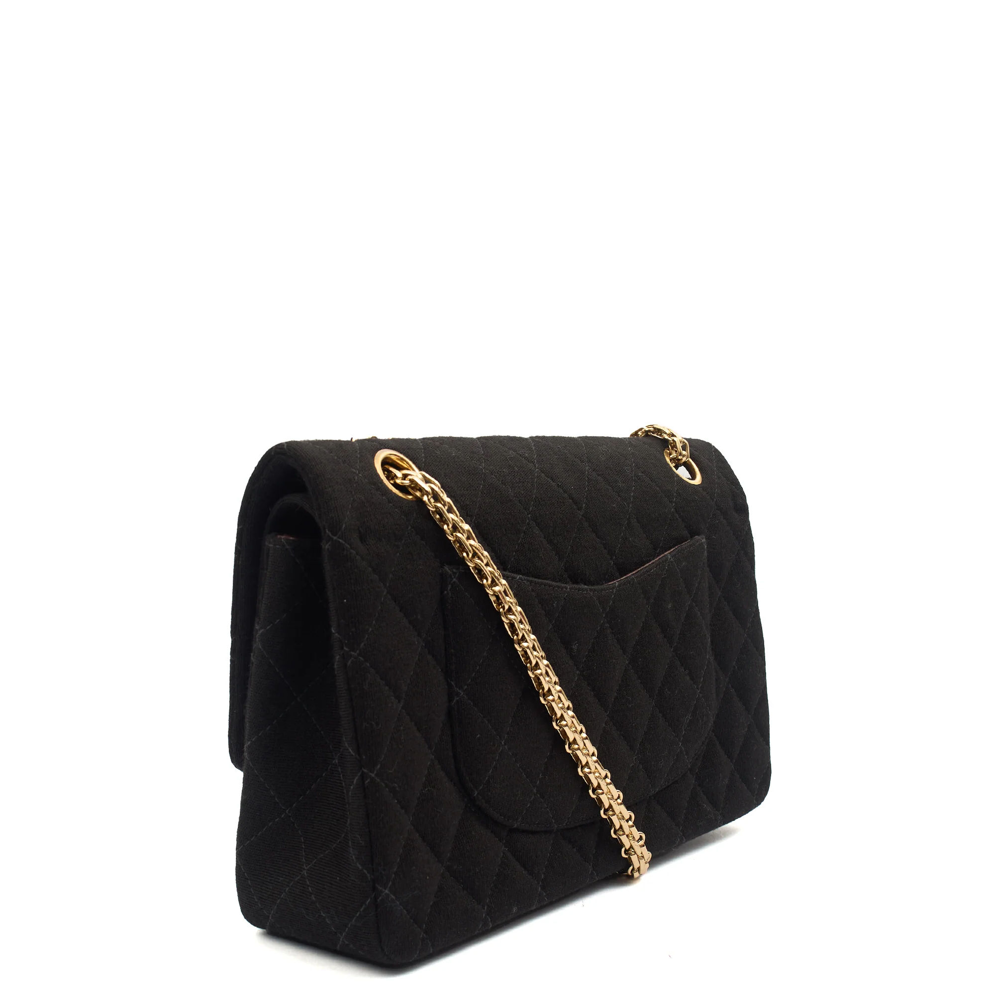 Picture of Chanel Shoulder Bag Classic Double Flap - Medium in Black, Fabric