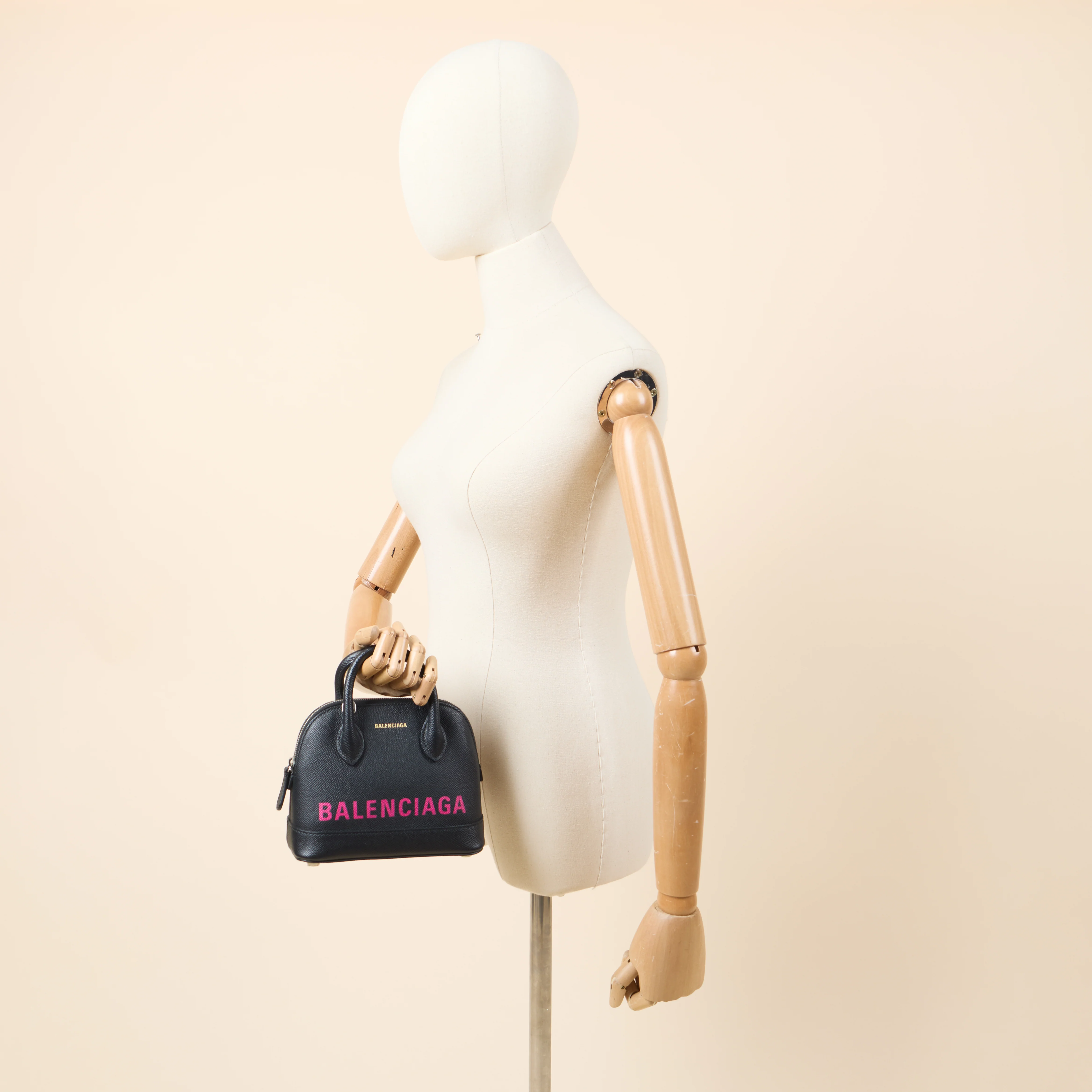 Picture of Balenciaga Top Handle Ville Top Handle XXS in Black, Leather