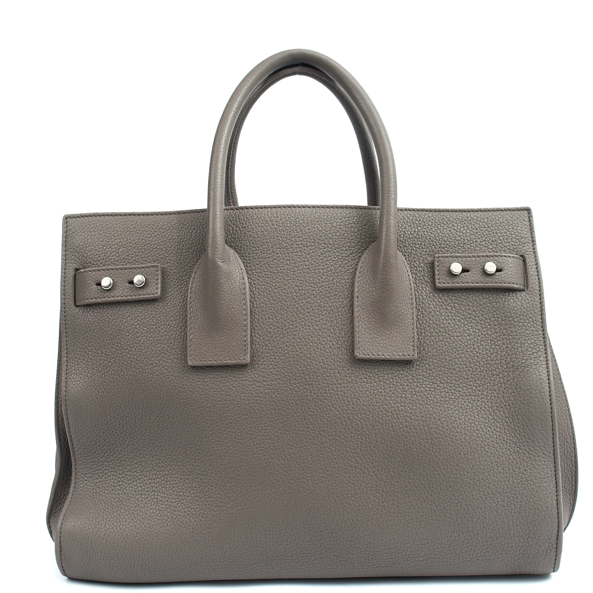 Picture of Saint Laurent Tote Sac de Jour in Grey, Calfskin Leather