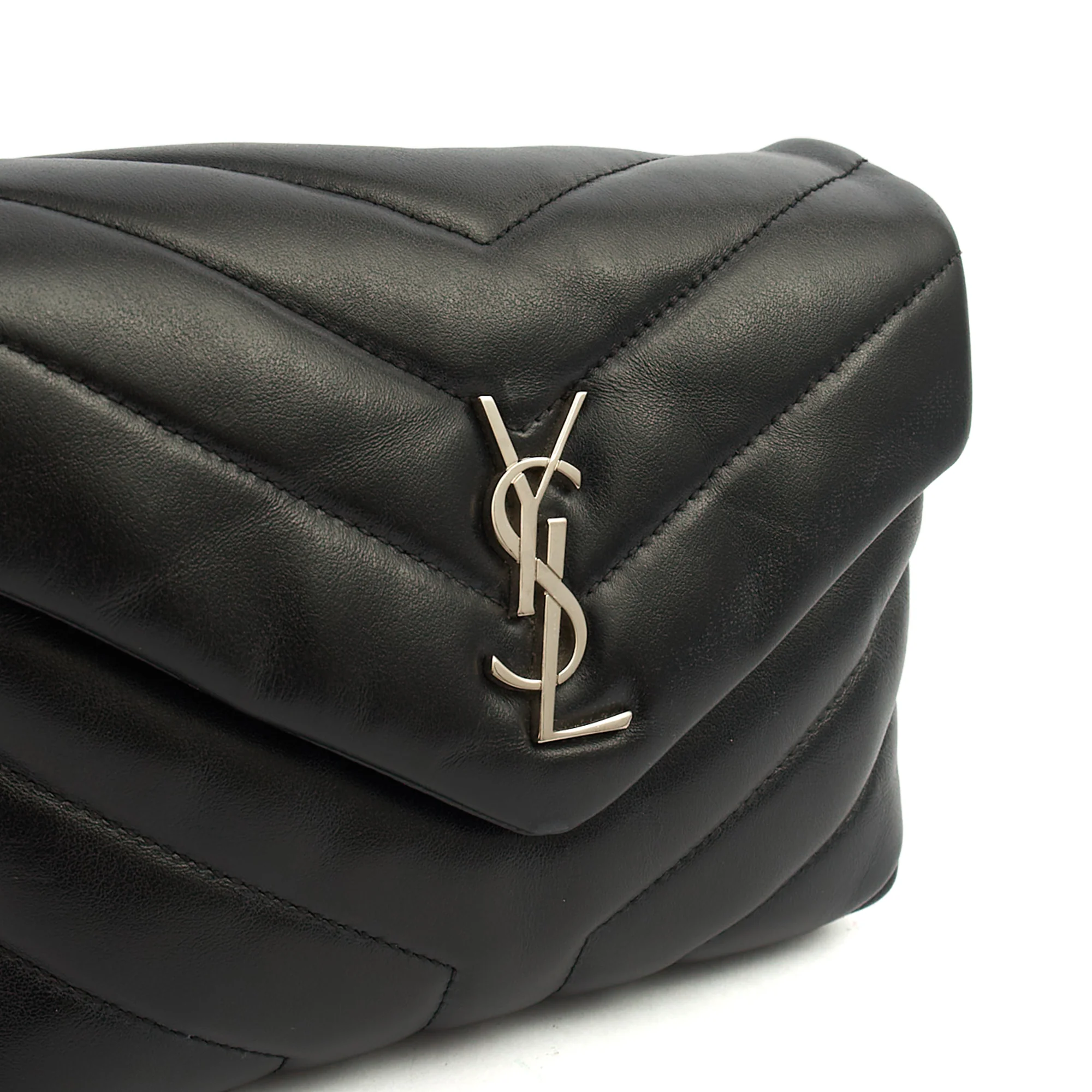 Picture of Saint Laurent Cross Body LouLou - Toy in Black, Leather