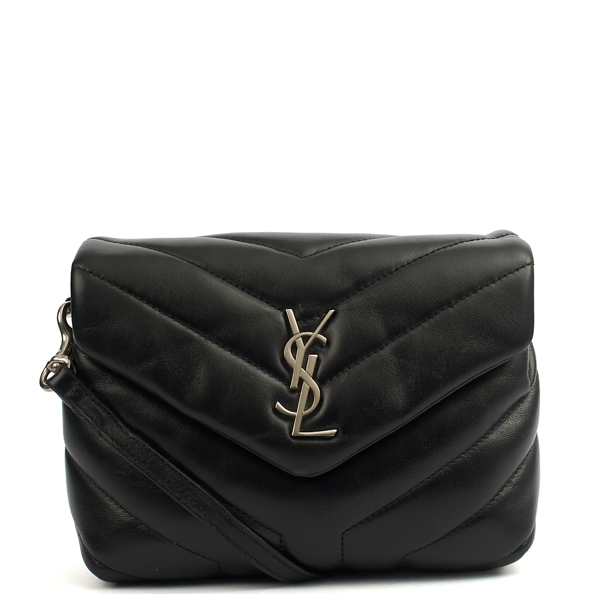 Picture of Saint Laurent Cross Body LouLou - Toy in Black, Leather