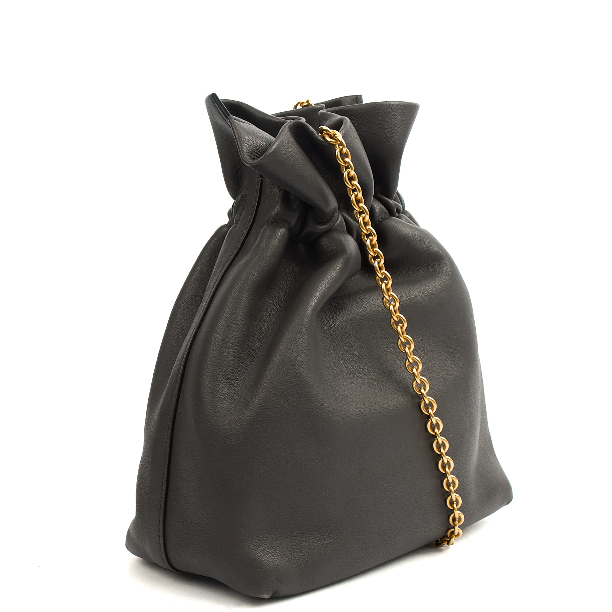 Picture of Mulberry Cross Body Lynton Mini Bucket in Blue, Calfskin Leather