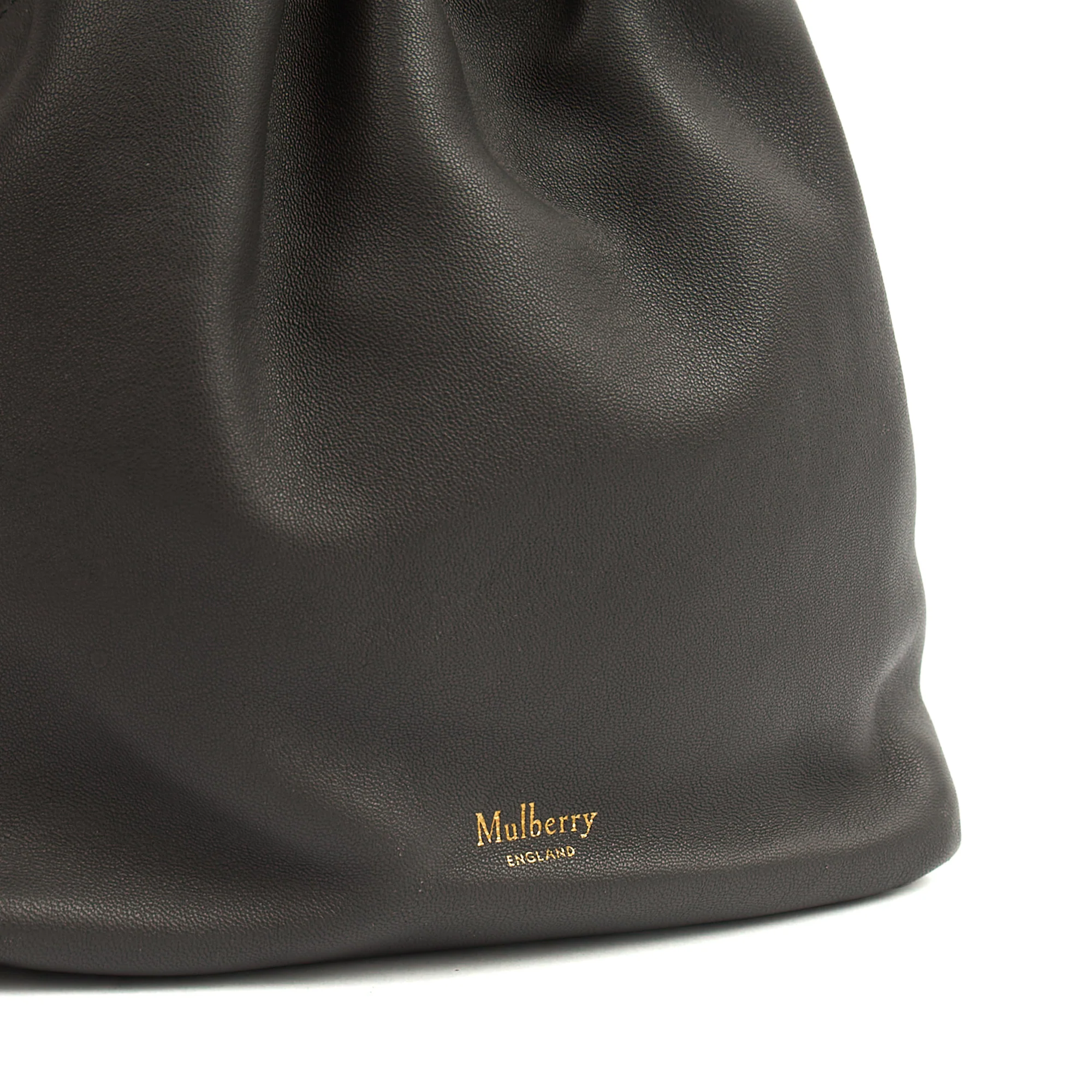 Picture of Mulberry Cross Body Lynton Mini Bucket in Blue, Calfskin Leather