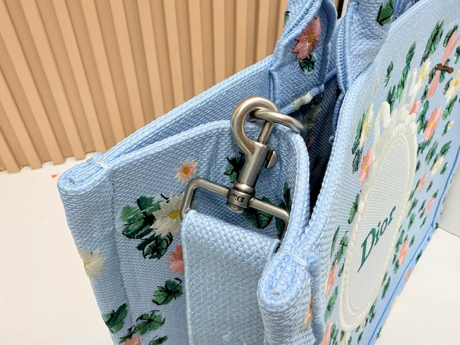 Dior Book Tote handle detail