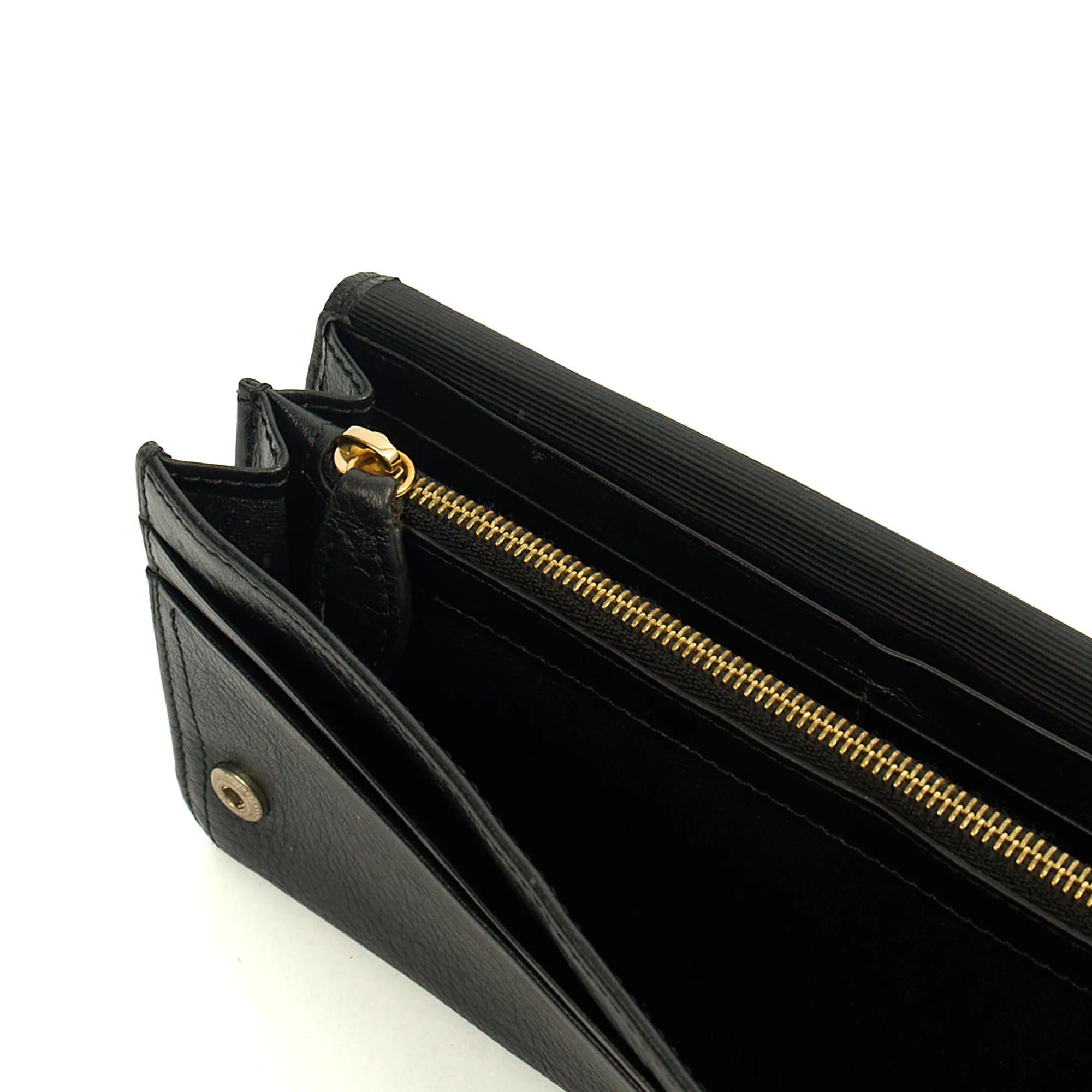 Picture of Mulberry Purse Daria Continental Wallet in Black, Leather