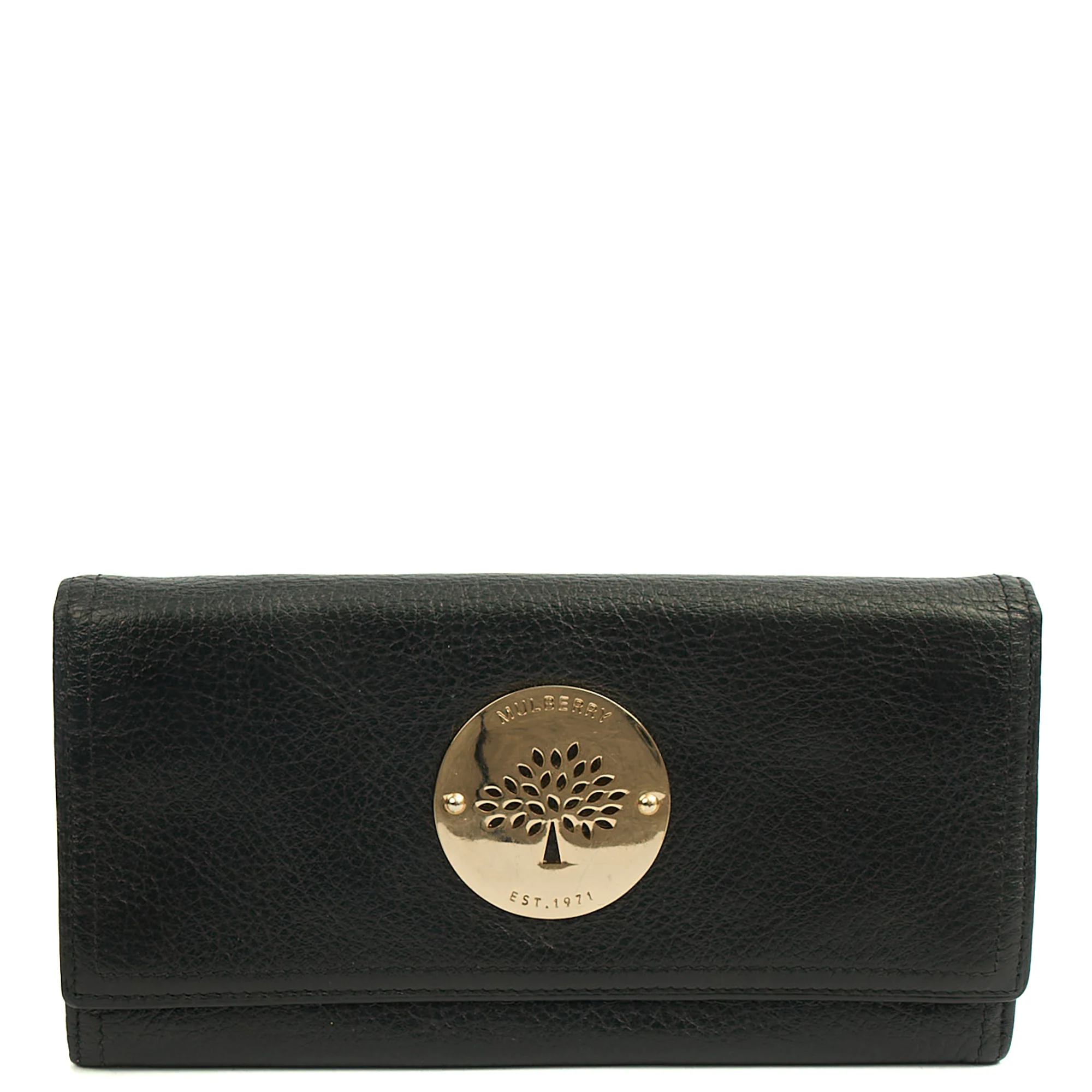 Picture of Mulberry Purse Daria Continental Wallet in Black, Leather