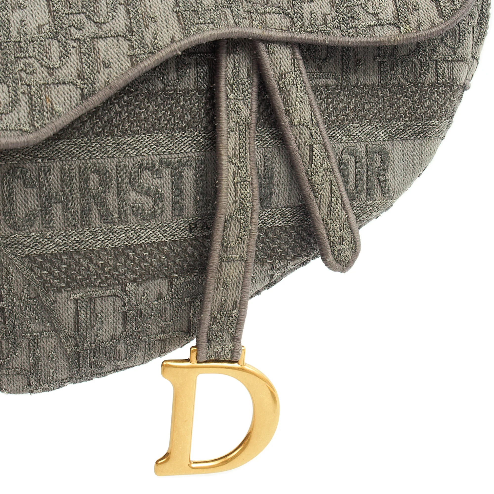 Picture of Christian Dior Cross Body Saddle Bag in Blue, Dior Oblique Embroidery