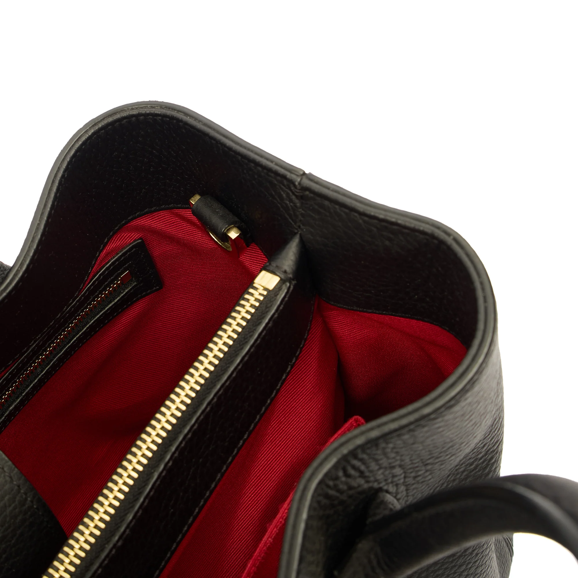 Picture of Aspinal of London Tote London Tote - Midi in Black, Leather