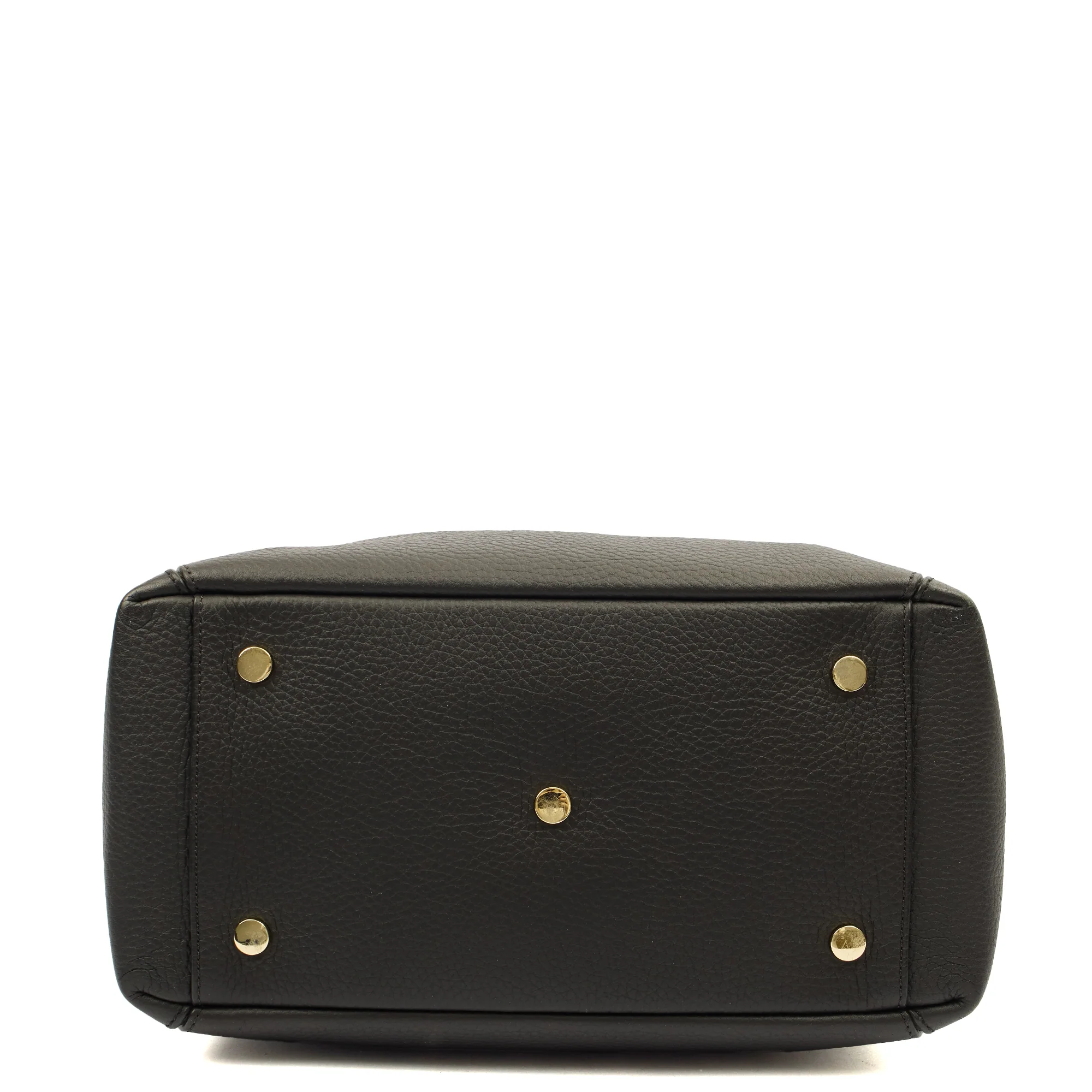 Picture of Aspinal of London Tote London Tote - Midi in Black, Leather