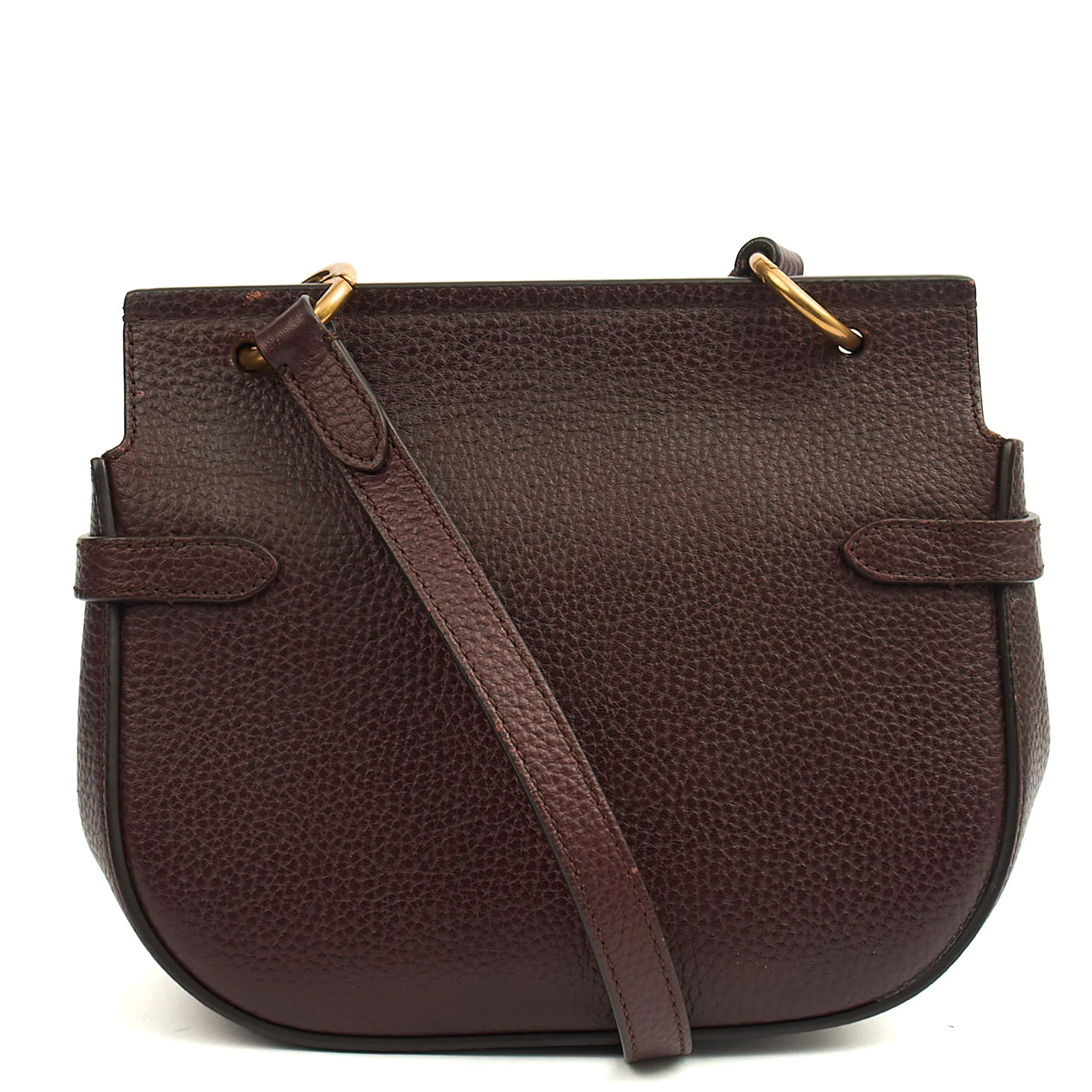 Picture of Mulberry Satchel Amberley Satchel - Small in Oxblood, Leather