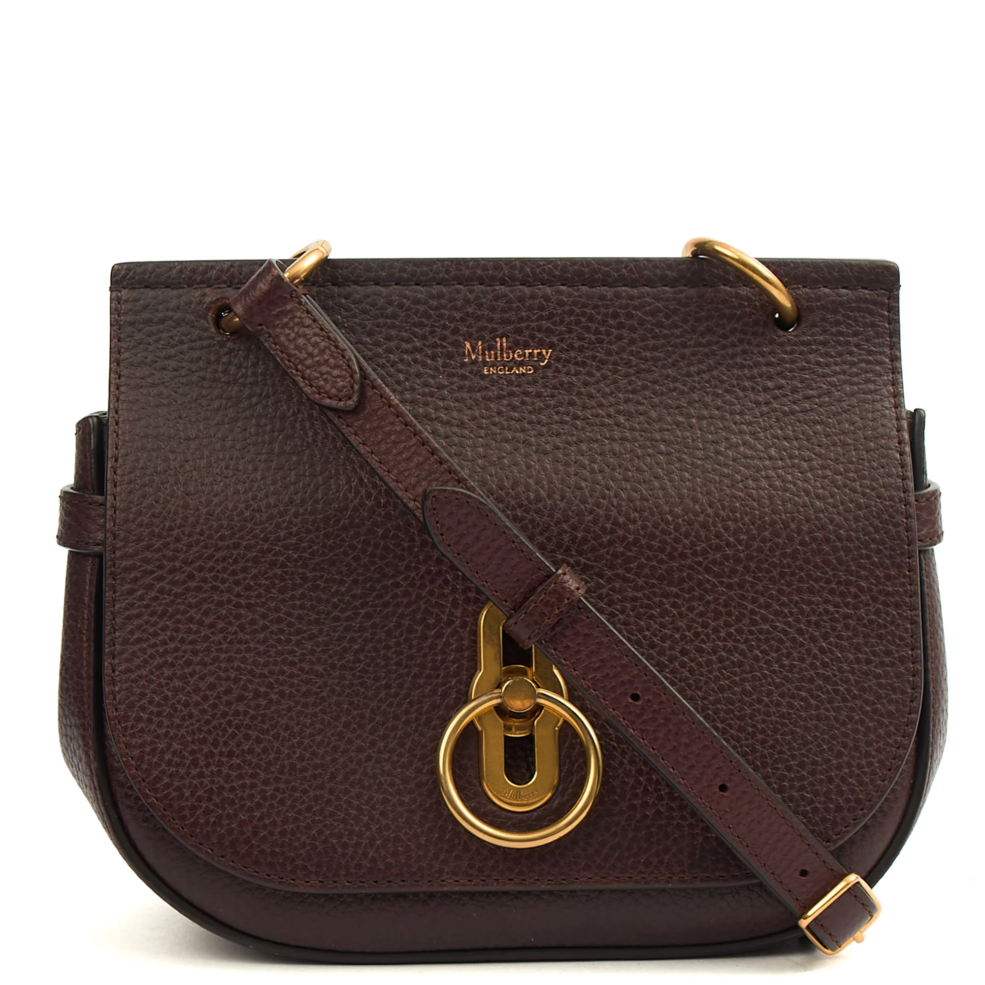 Picture of Mulberry Satchel Amberley Satchel - Small in Oxblood, Leather