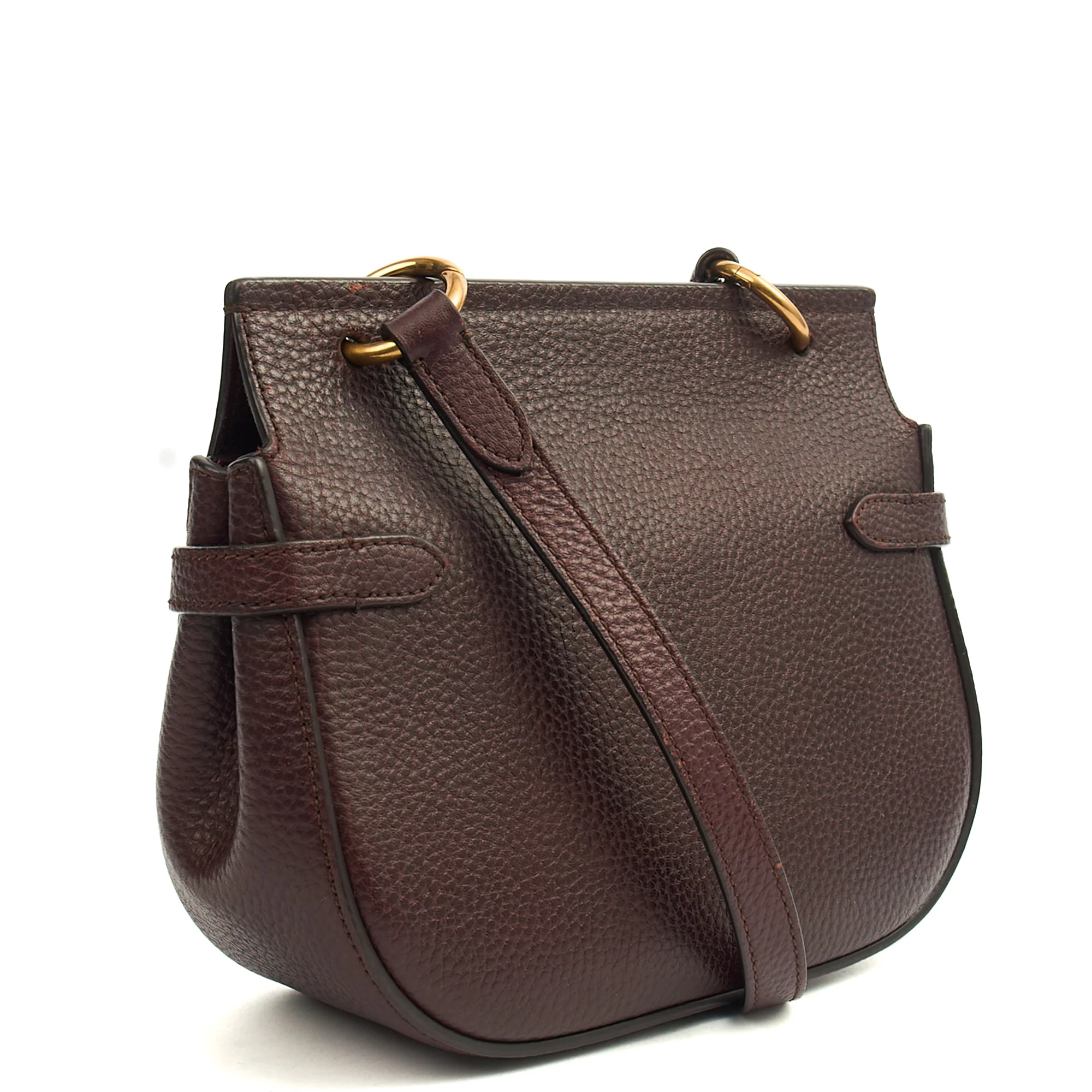 Picture of Mulberry Satchel Amberley Satchel - Small in Oxblood, Leather