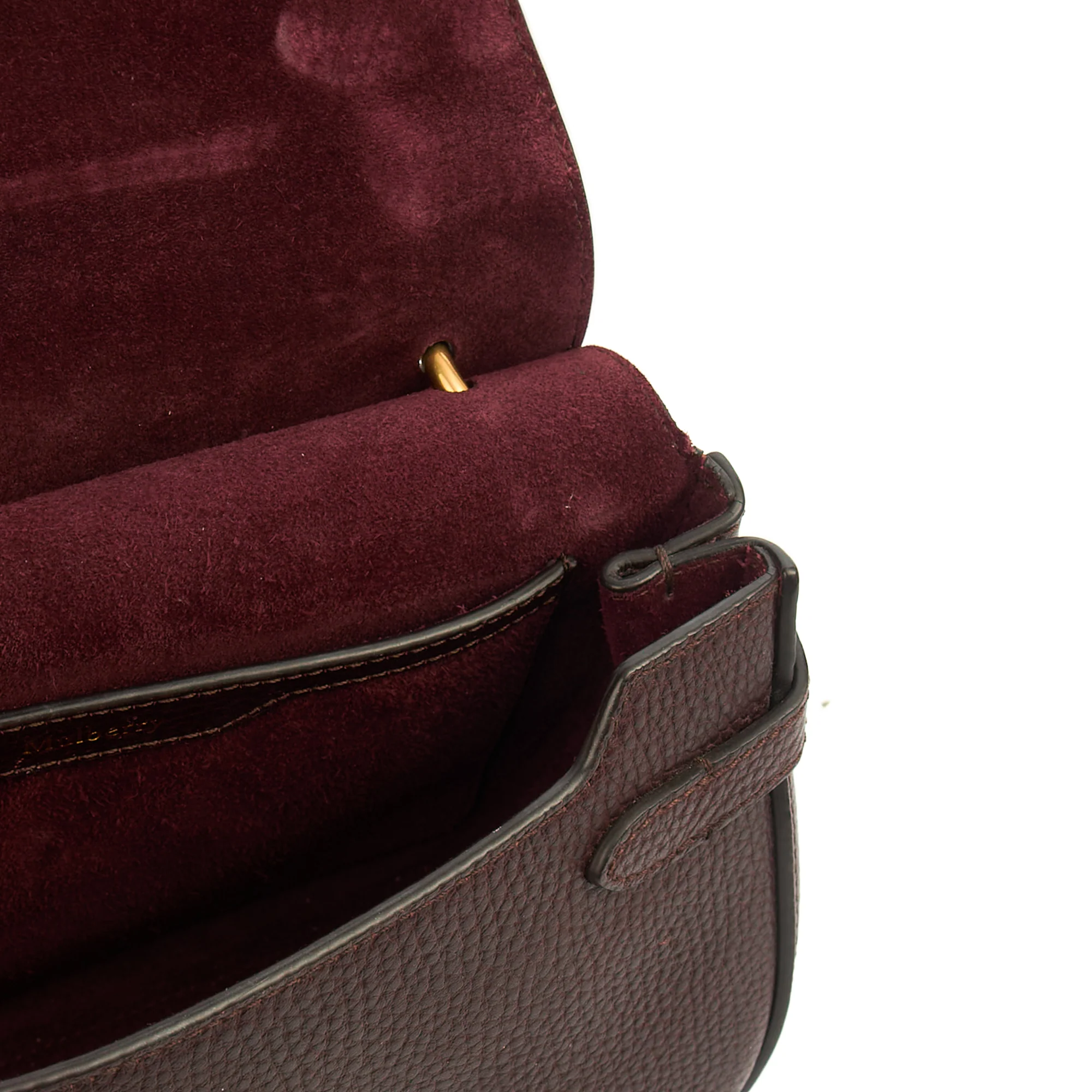 Picture of Mulberry Satchel Amberley Satchel - Small in Oxblood, Leather
