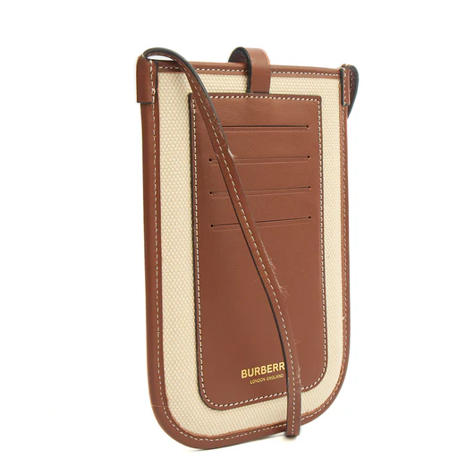 Picture of Burberry Cross Body 55s Phone Case in White, Fabric